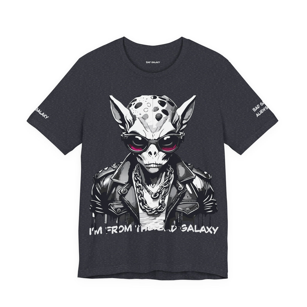 Alien Graphic Unisex Cotton Bella+Canvas Tee with Art Design b49