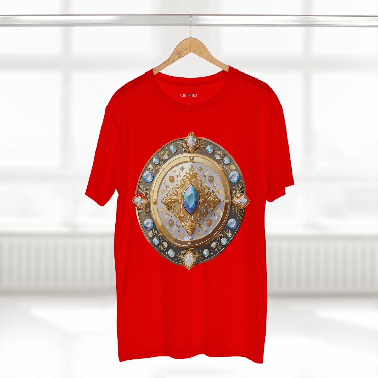 Medallion Graphic T-Shirt Unisex 100 Cotton With Gold Art Design Medal Tee 18