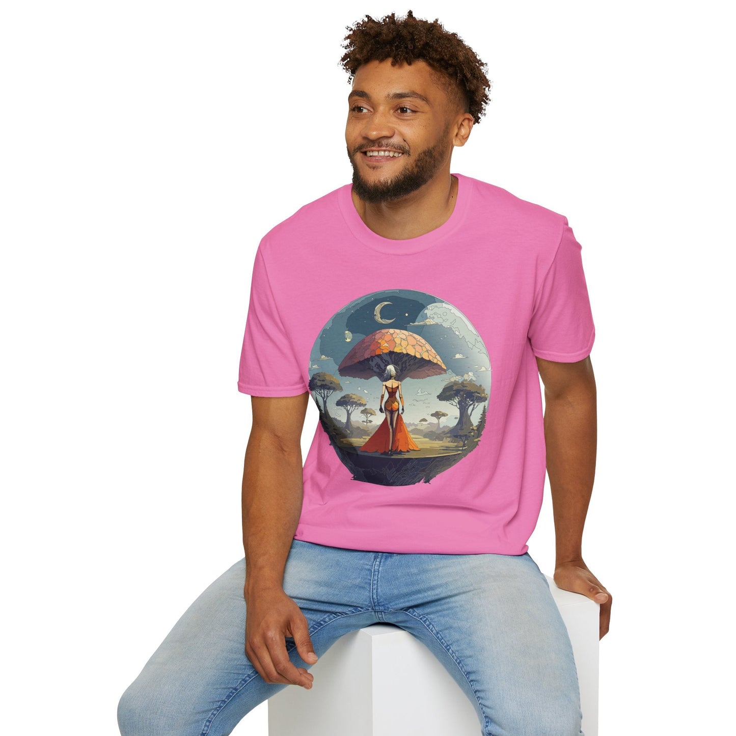 Womens Graphic T Shirts Art Design Shirt Softstyle Casual Tee 64000 Gildan Ring Spun Cotton