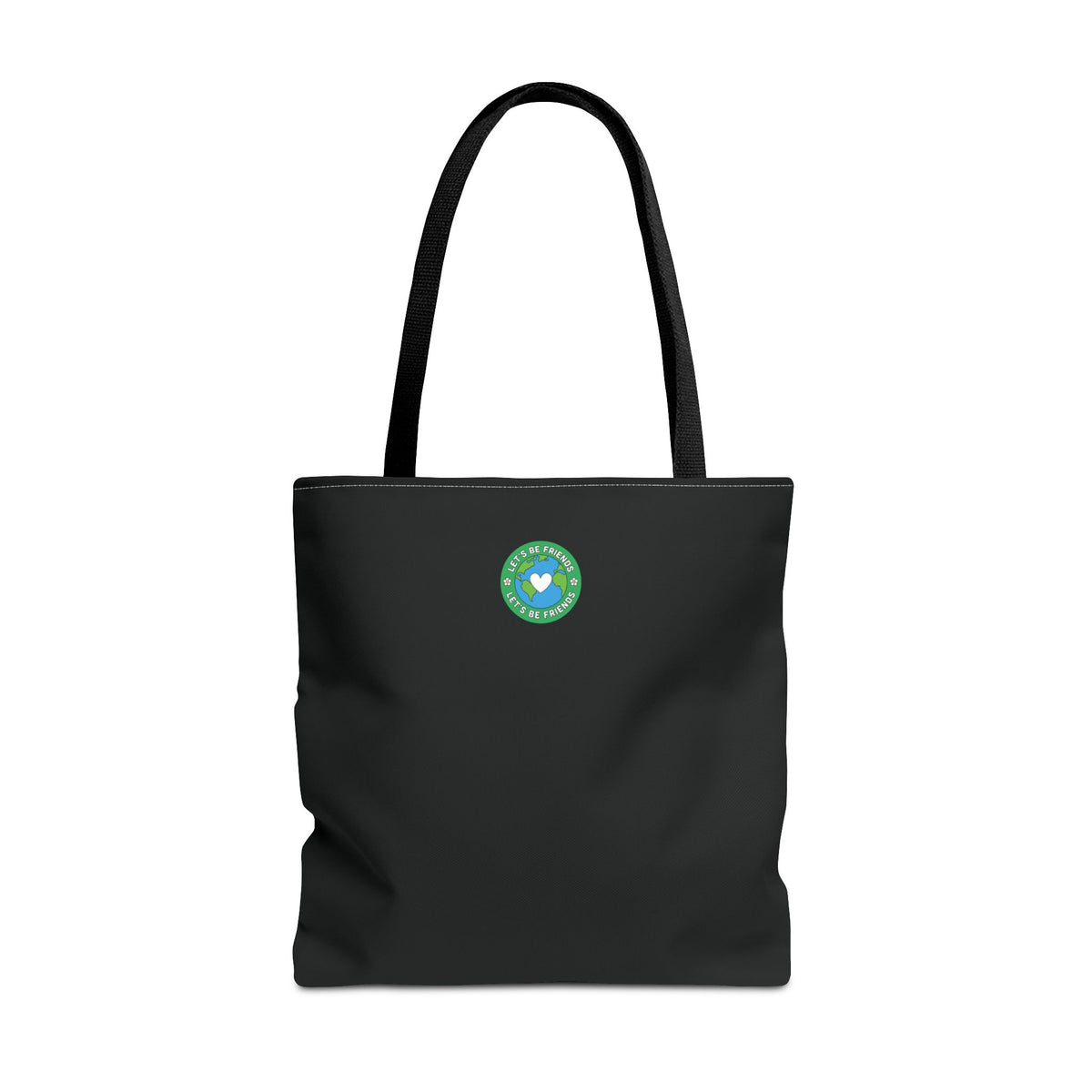 ECO BLACK COLOR CANVAS BAG HIGH-QUALITY 100% SPUN POLYESTER 3 SIZES BAG-E1