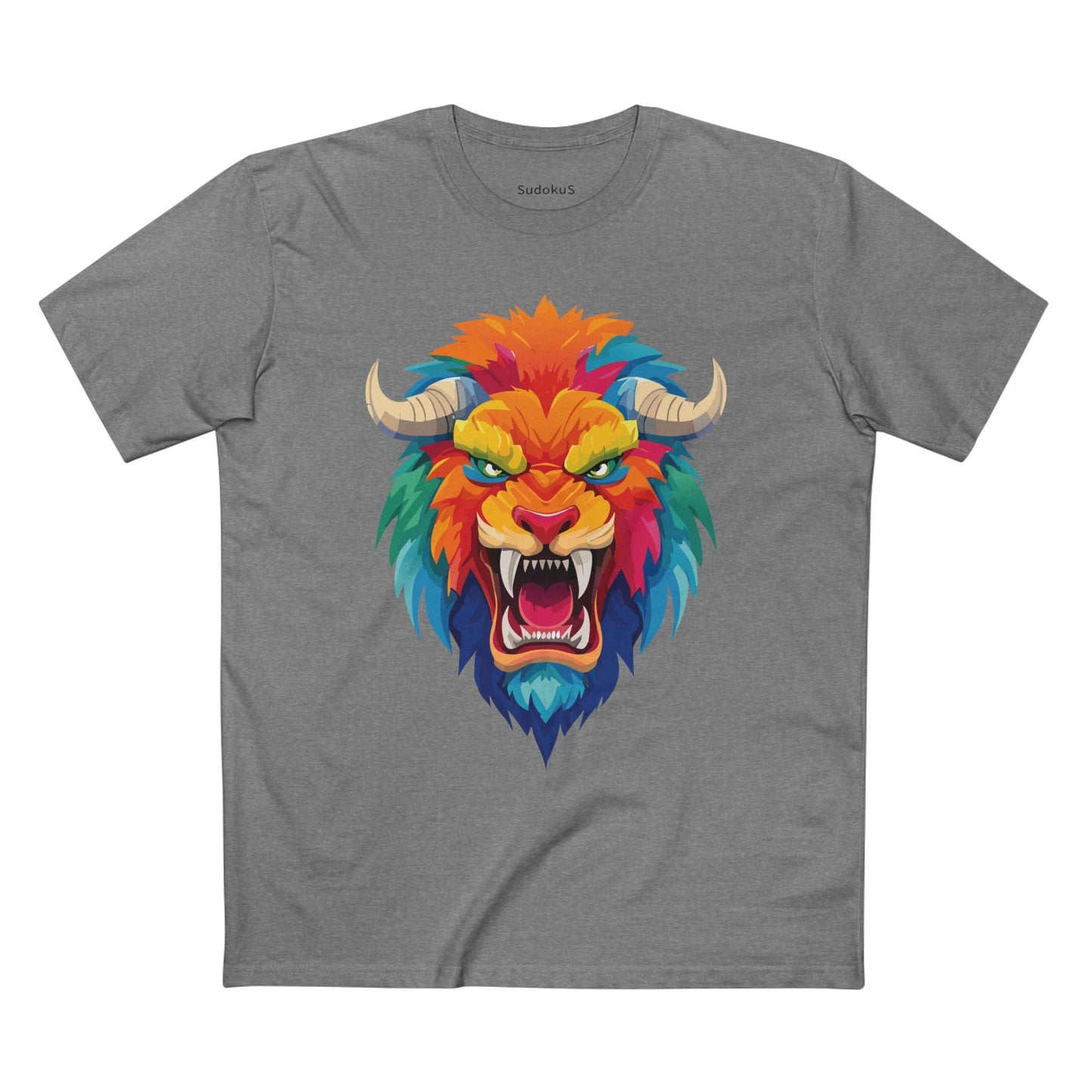 Cartoon Monsters Graphic Unisex 100 Cotton Staple Tee 15