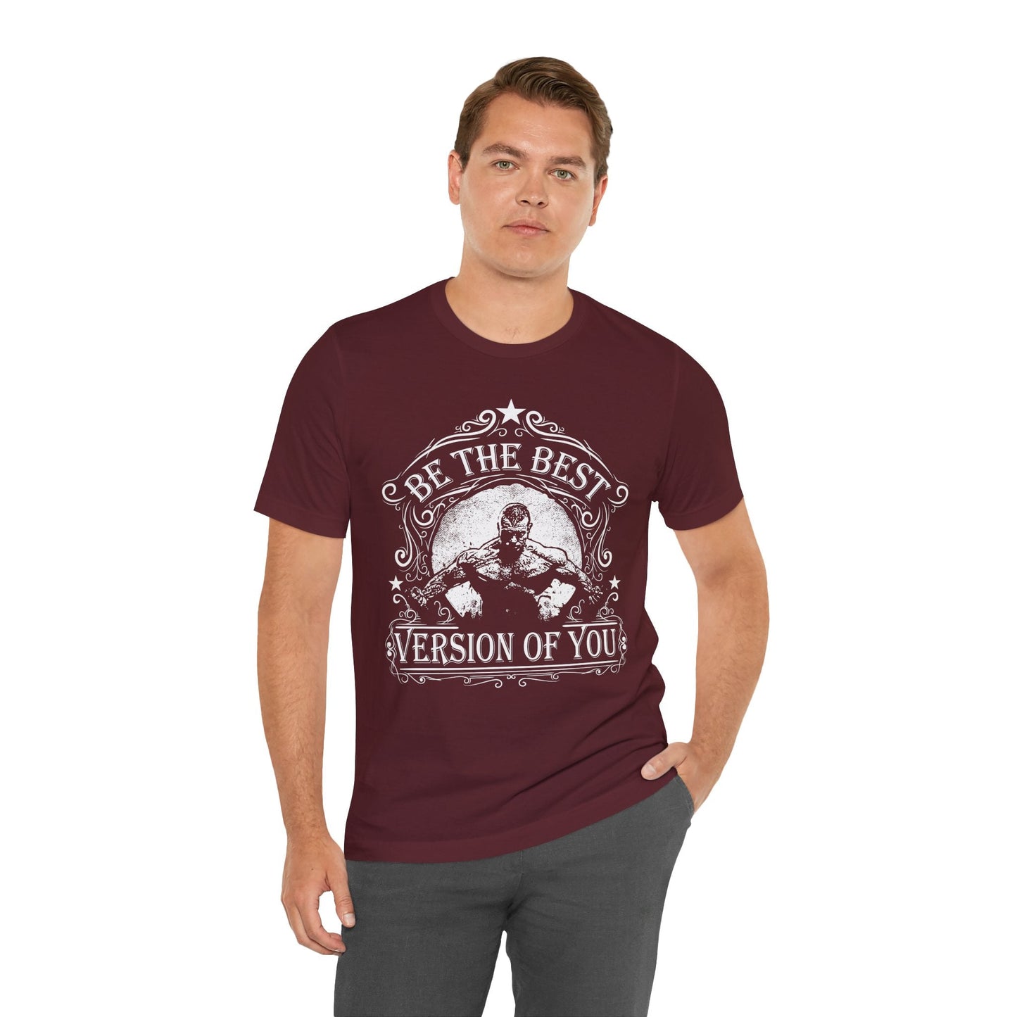 Be The Best Version Of You T-Shirt Motivational Fitness Tee