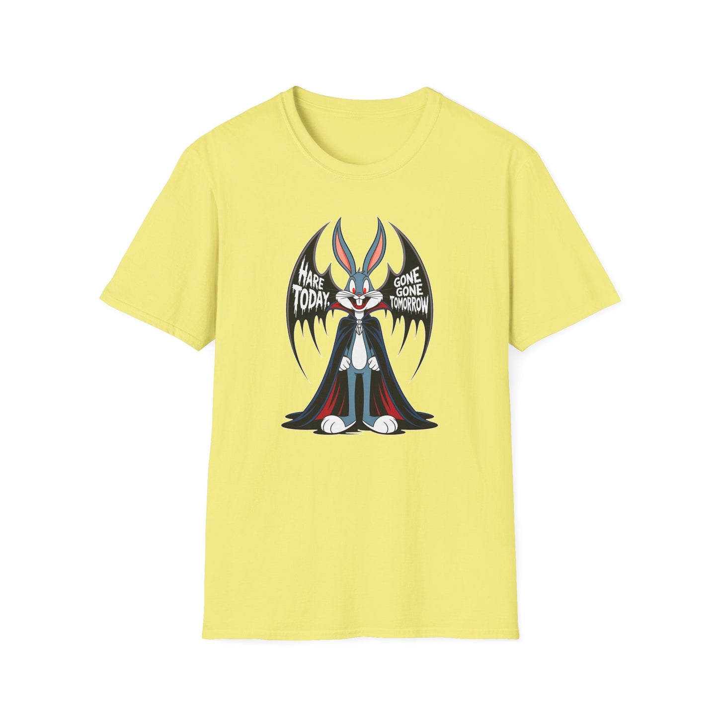 Bugs Bunny T Shirt Cartoon Art Design Unisex Gildan Softstyle 100 Percent Ring Spun Cotton