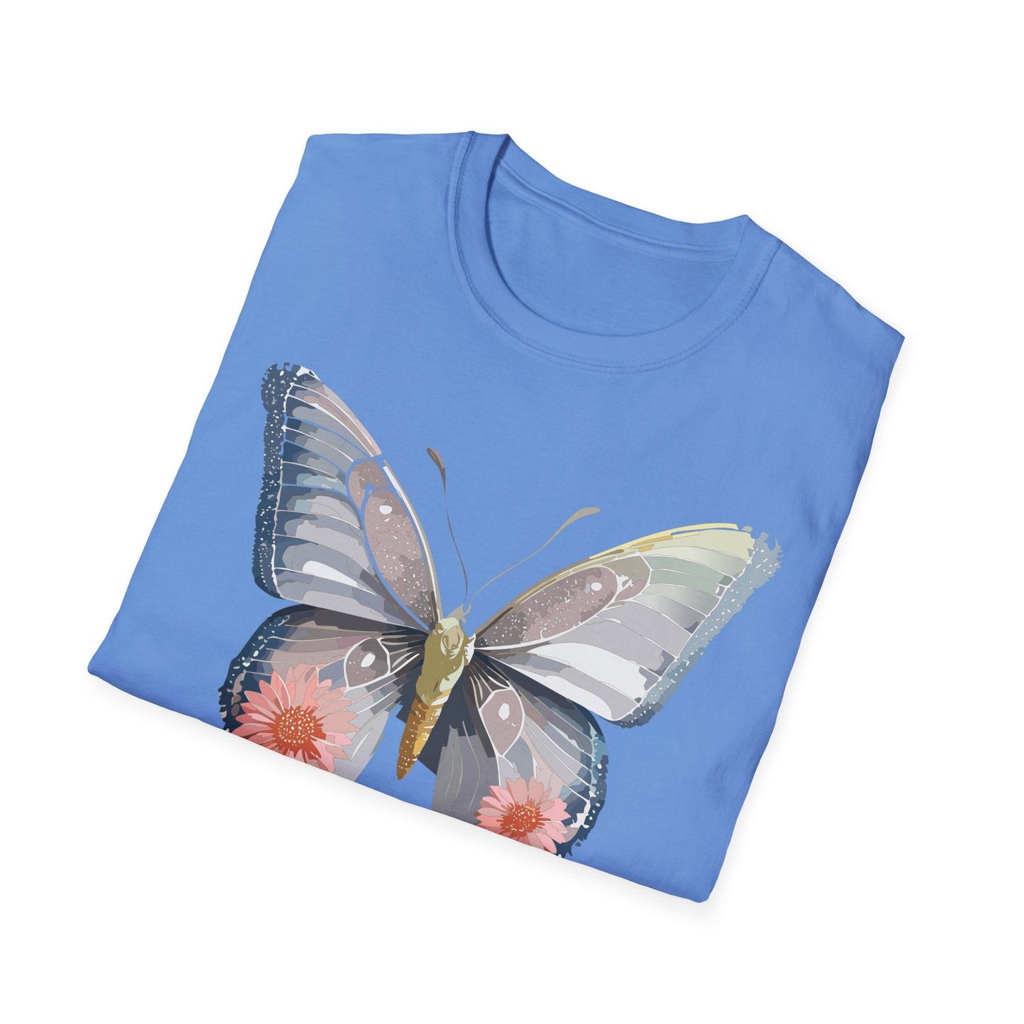 Butterfly Shirt Unisex T Shirt 100 Percent Ring Spun Cotton Softstyle Tee Monarch