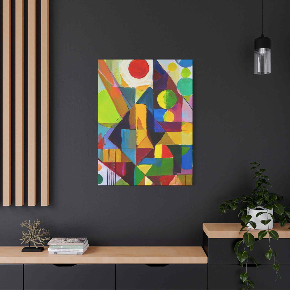 Abstract Painting Print Canvas 20x24,20x30,24x30, 24x32,24x36,30x40, 32x48,36x48,40x60 Pine-Wood Inner Frame ABS-6
