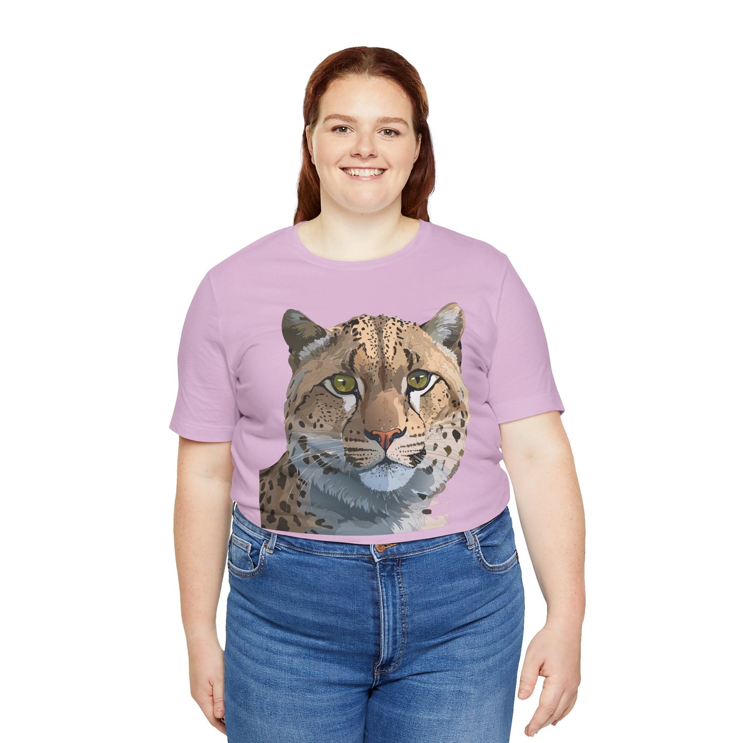Unisex Animal Shirt With Animals Art Design Tee Short Sleeve Wildlife Print Tee Shirt