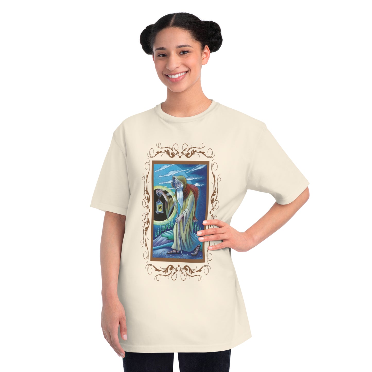 T-Shirt aus Bio-Baumwolle, Unisex, mit Tarotkarten