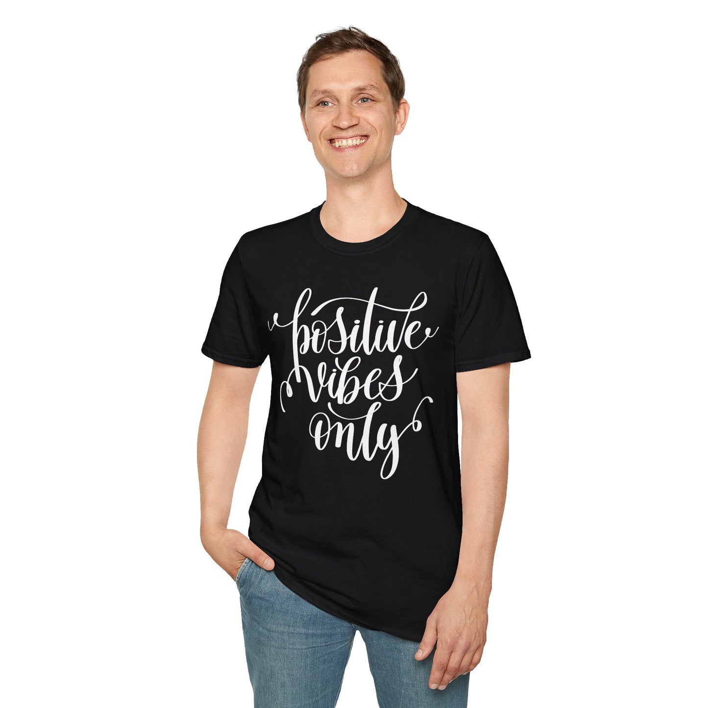 Positive Slogan T Shirts With Positive Words Unisex Short Sleeve Tee Gildan Softstyle 64000 Ring Spun Cotton