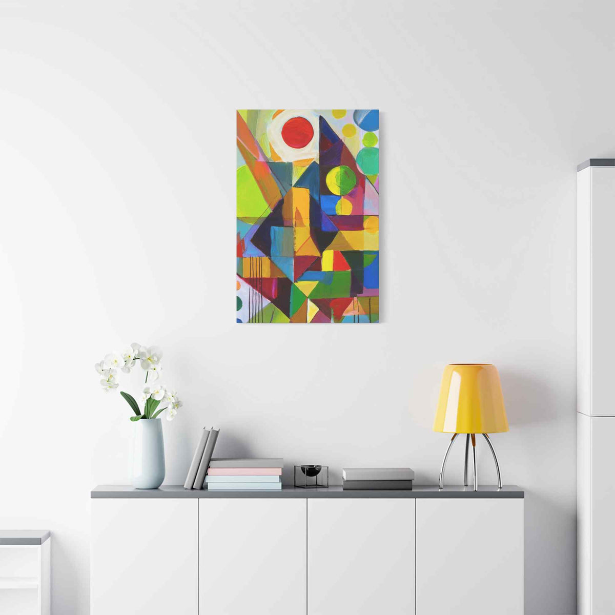 Abstract Painting Print Canvas 20x24,20x30,24x30, 24x32,24x36,30x40, 32x48,36x48,40x60 Pine-Wood Inner Frame ABS-6