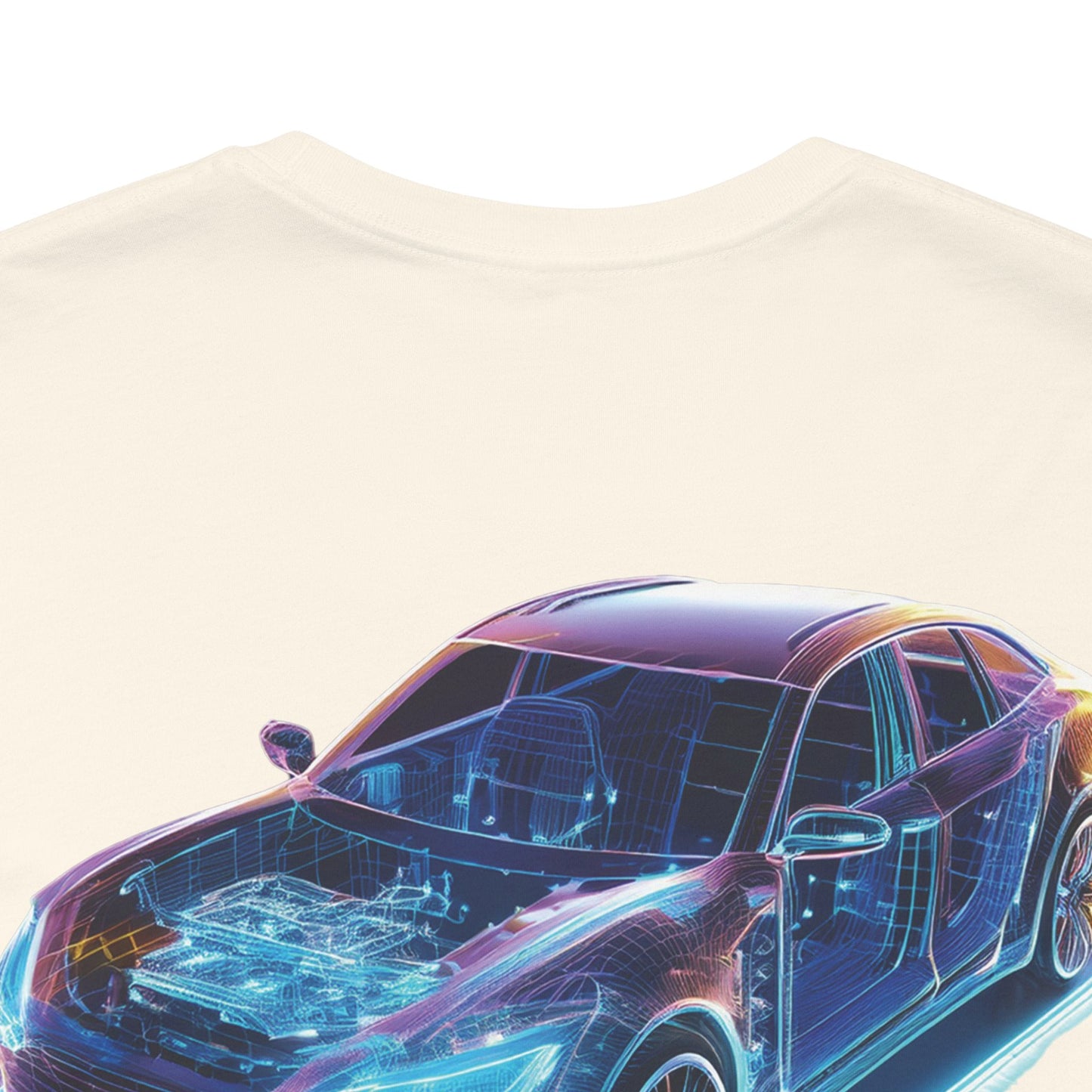 Car Graphic Tee Shirt For Car Lovers Cotton Lightweight Tee Made In Usa Eco Friendly Inks