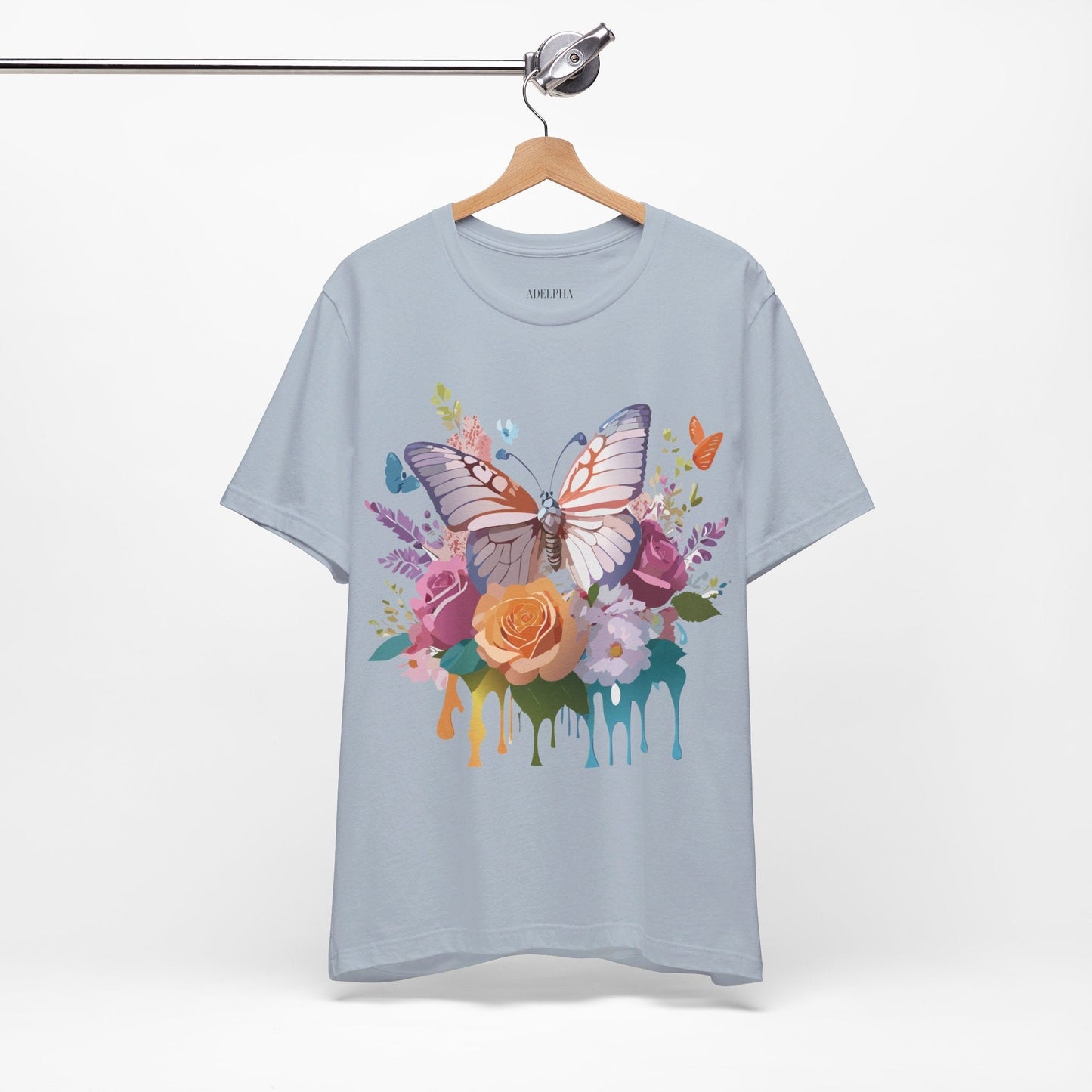 Butterfly Graphic Tee Unisex Jersey Short Sleeve By Adelpha Art Design