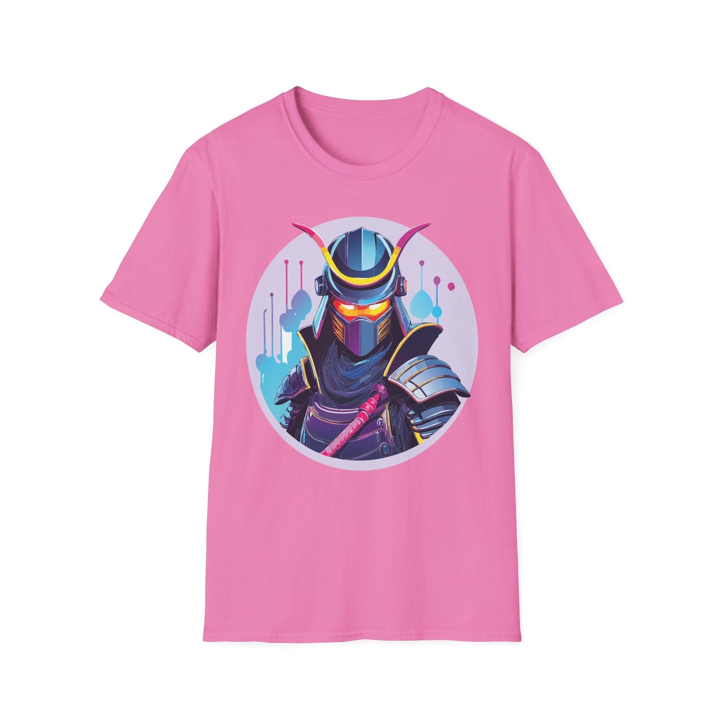 Unisex Samurai Shirt Gildan Softstyle Tee Hundred Percent Ring Spun Cotton Comfort