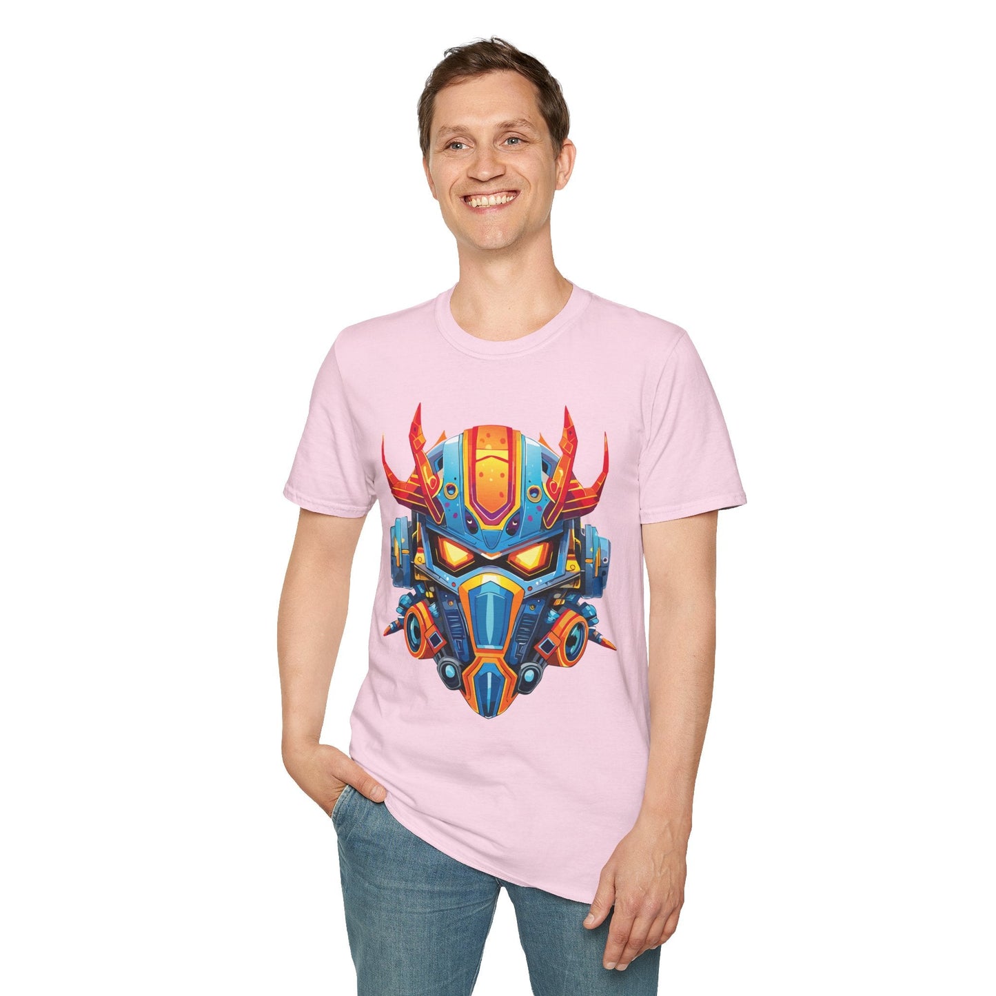 Cyborg Tee Unisex Robot And Terminator Shirt Gildan Softstyle 64000 Ring Spun Cotton