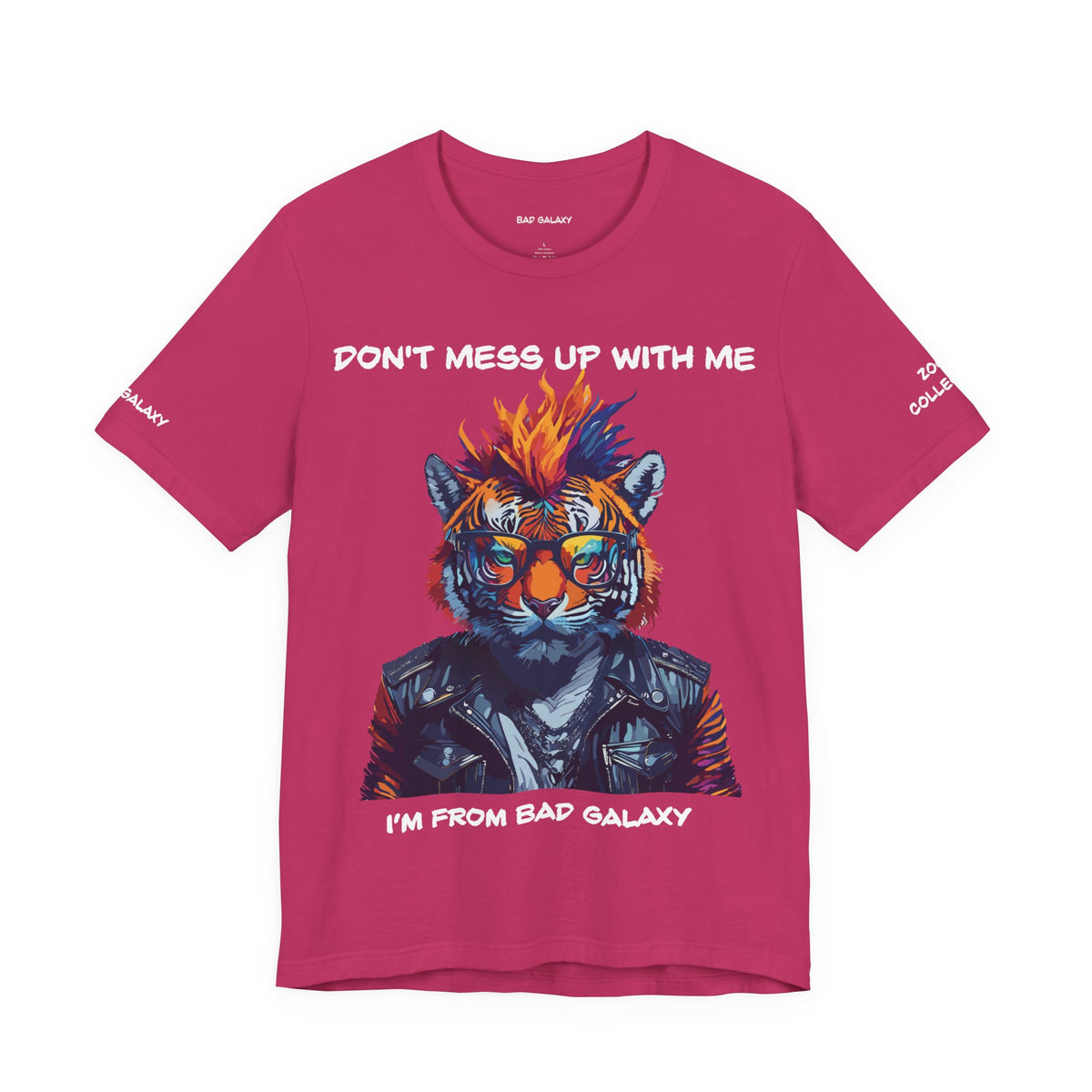 Animal Graphic Unisex Cotton Bella+Canvas Tee with Art Design b2