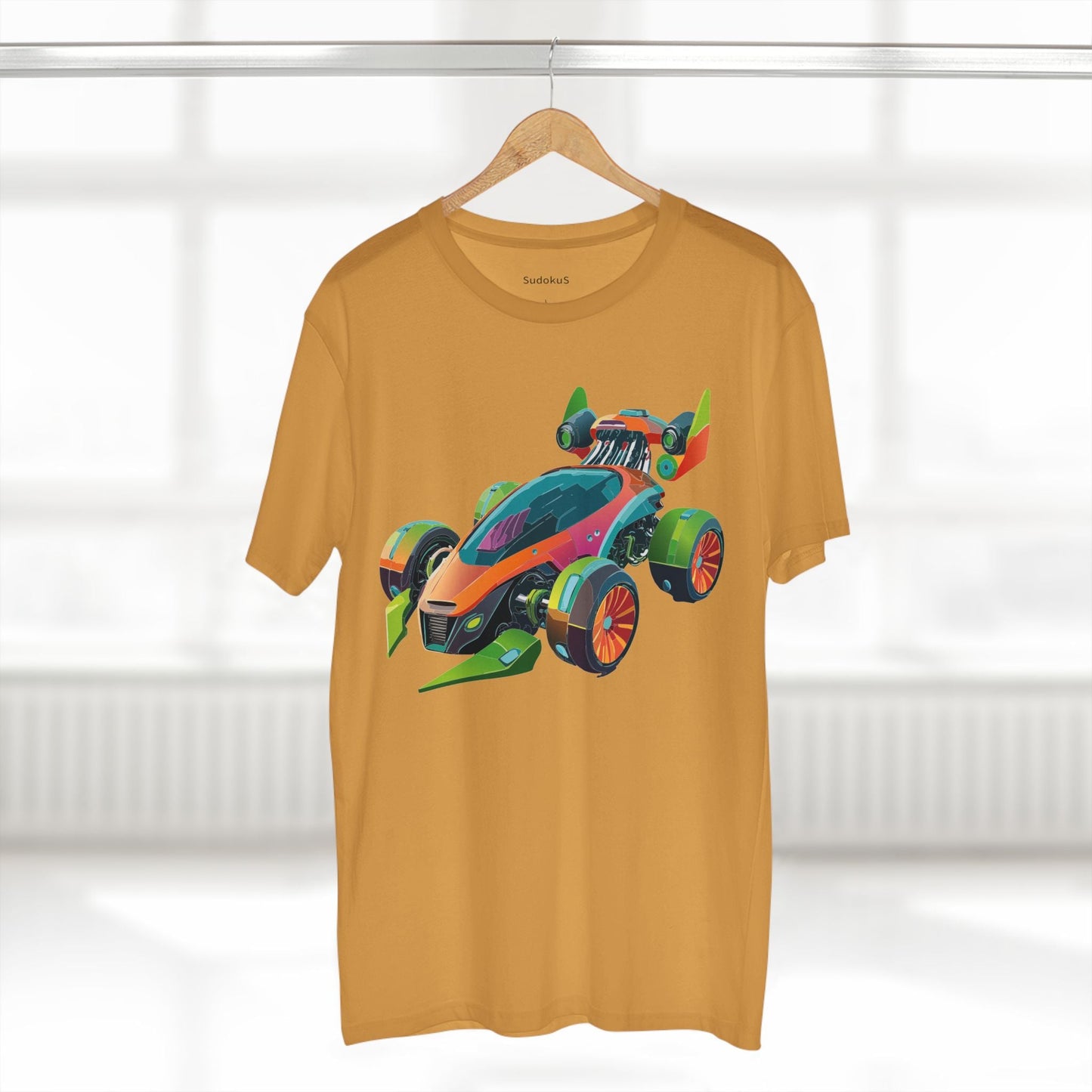 Car Graphic Unisex 100 Cotton Staple Tee 21