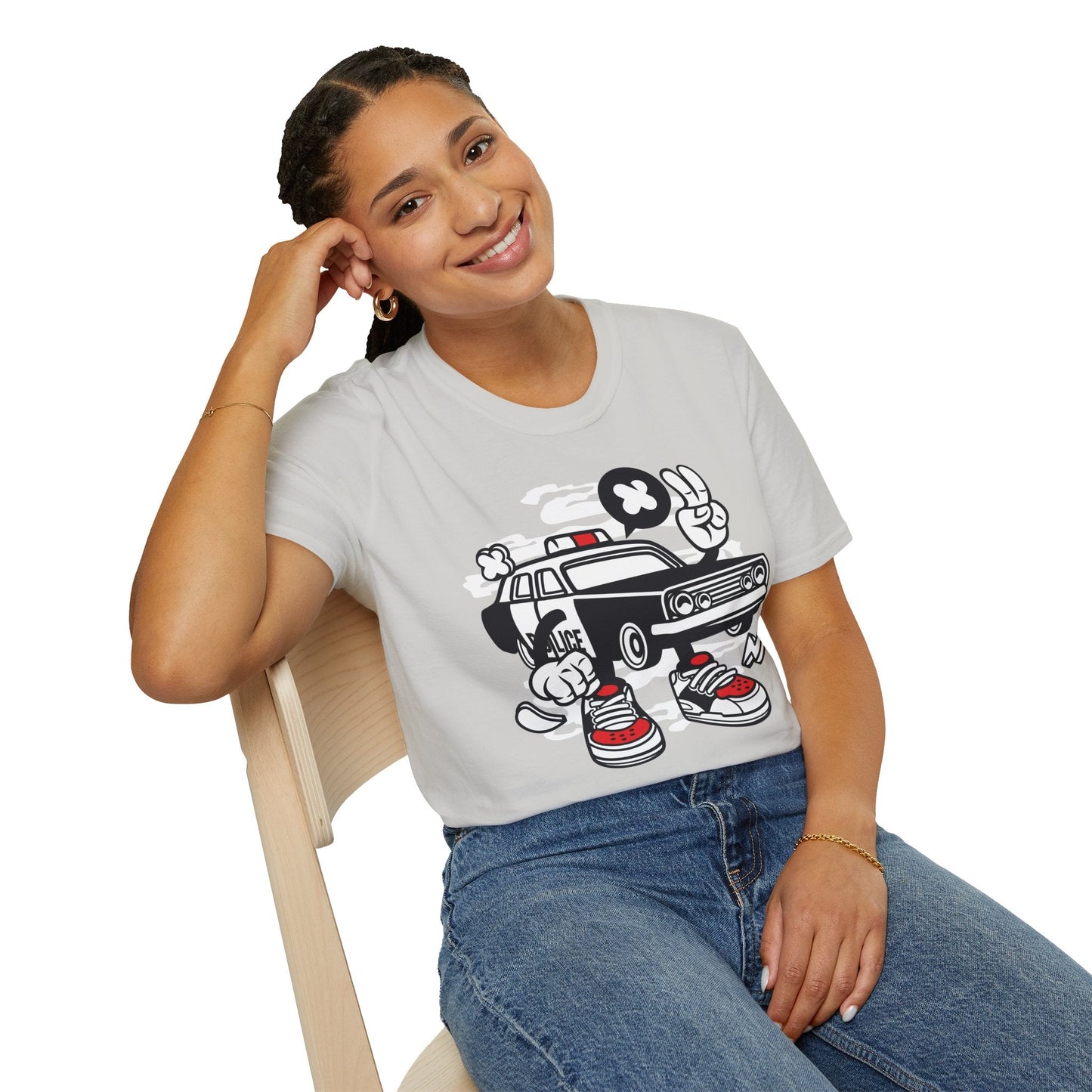 Cartoon T Shirt Animation Tee Funny Unisex Gildan Softstyle 64000 Cotton Tee Comfort