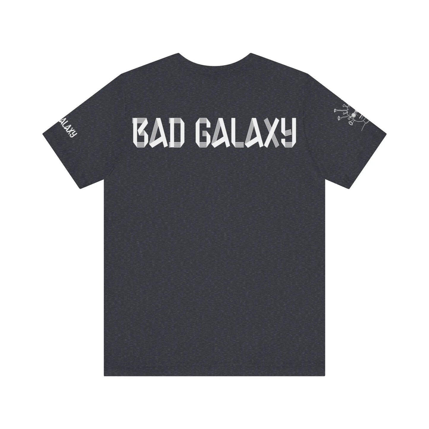 Tee Shirt With Alien From Bad Galaxy 100 Percent Cotton Eco Friendly Inks Made In USA