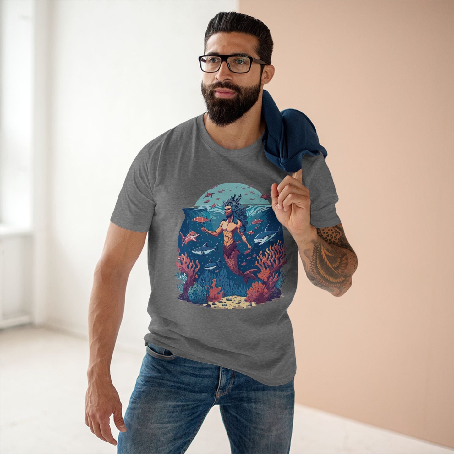 Ocean Shirt Ocean Pacific OP20 Unisex Premium Cotton Tee With Original Art Design Retro2Nova