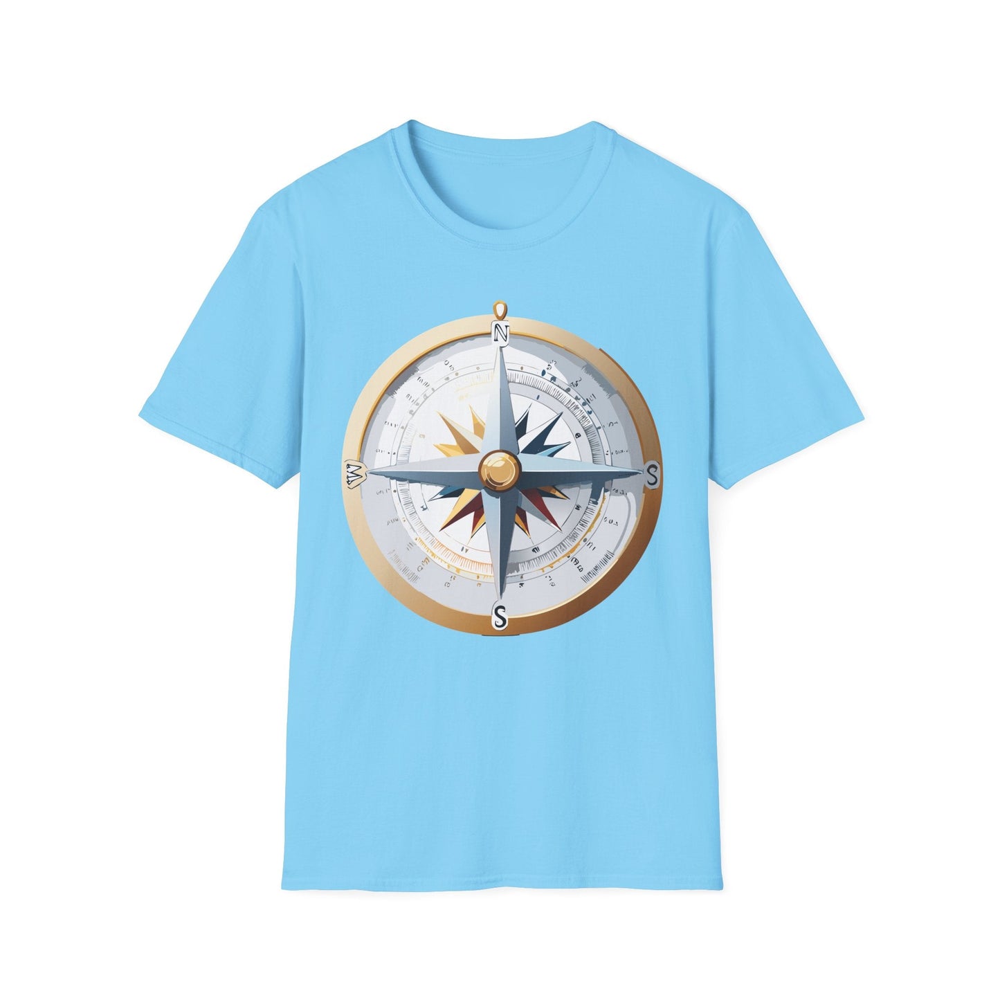 Compass Navigator Graphic Tee Unisex 100 Cotton 12