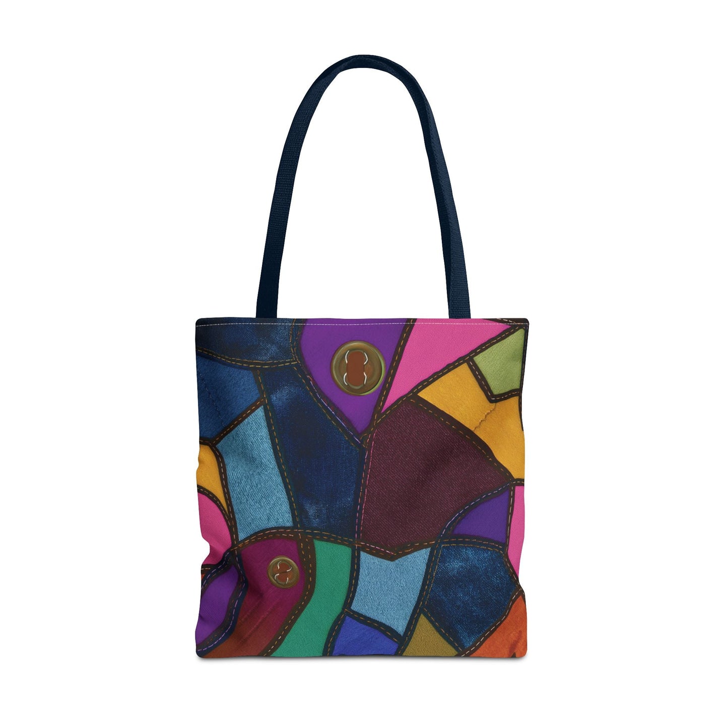 Denim Canvas Bag, Tote Bag Denim Printify