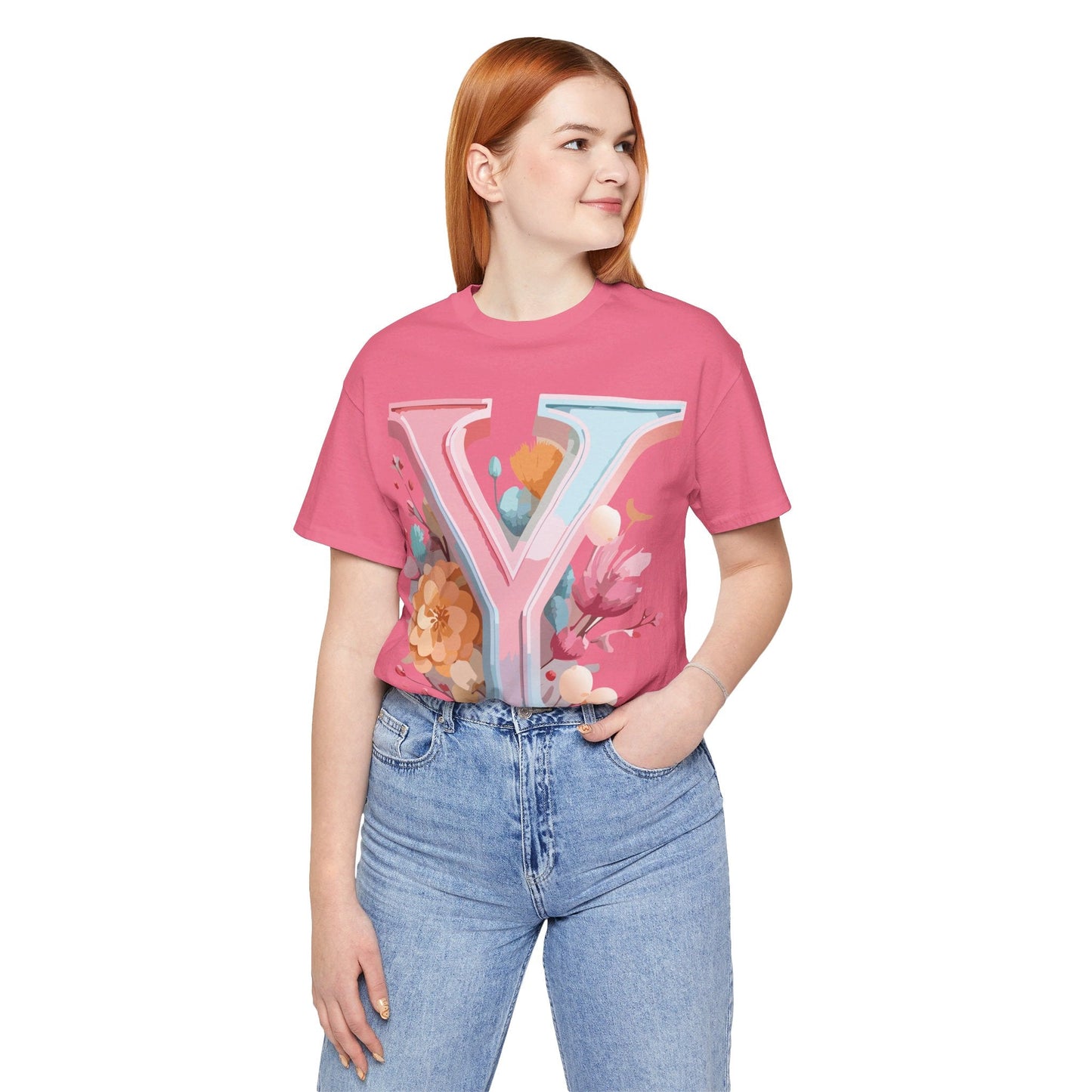 Unisex Letter Y Graphic Tee From Adelpha Vintage Inspired Artwork T Shirt For Everyday Wear