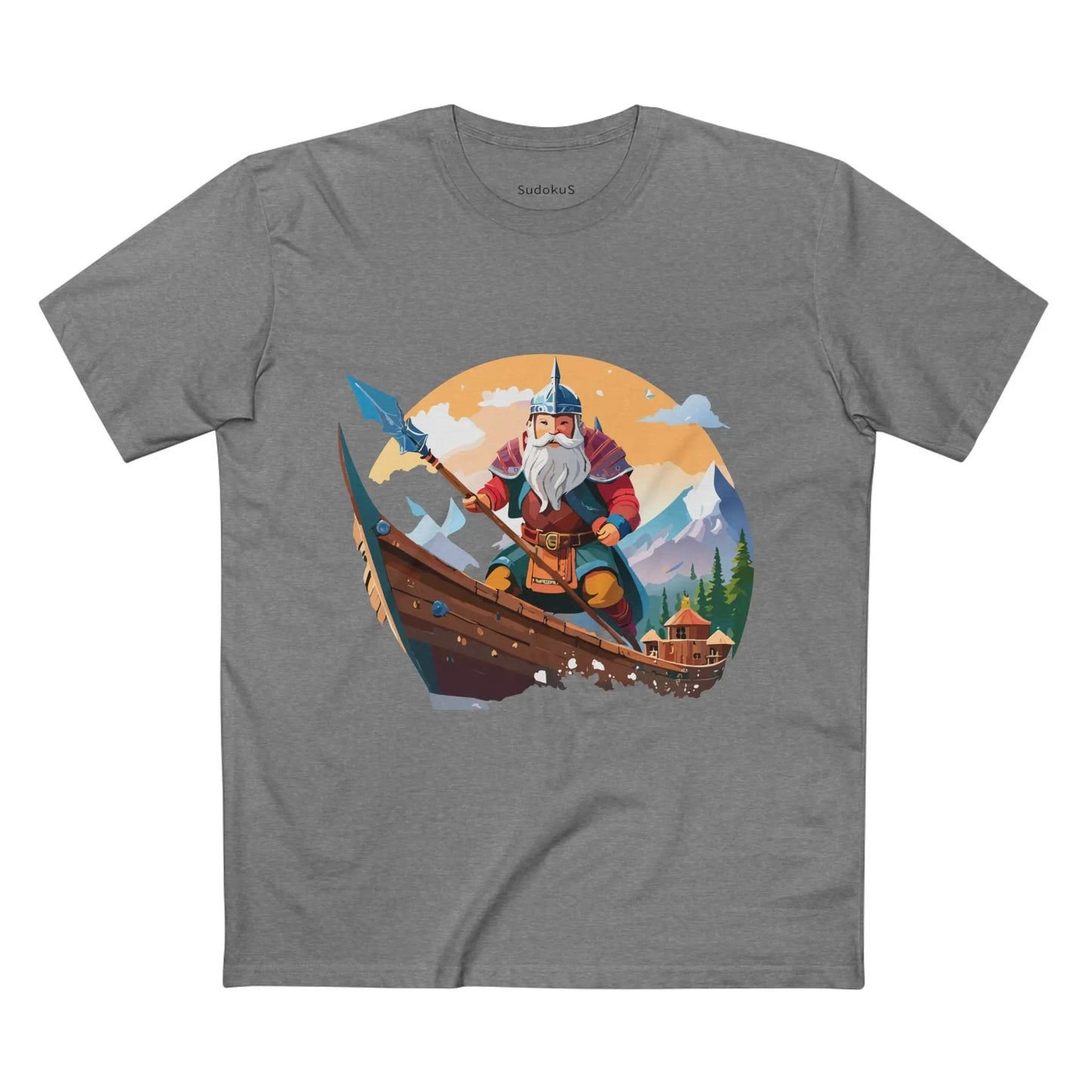 Viking Graphic Unisex 100 Cotton Staple Tee 33