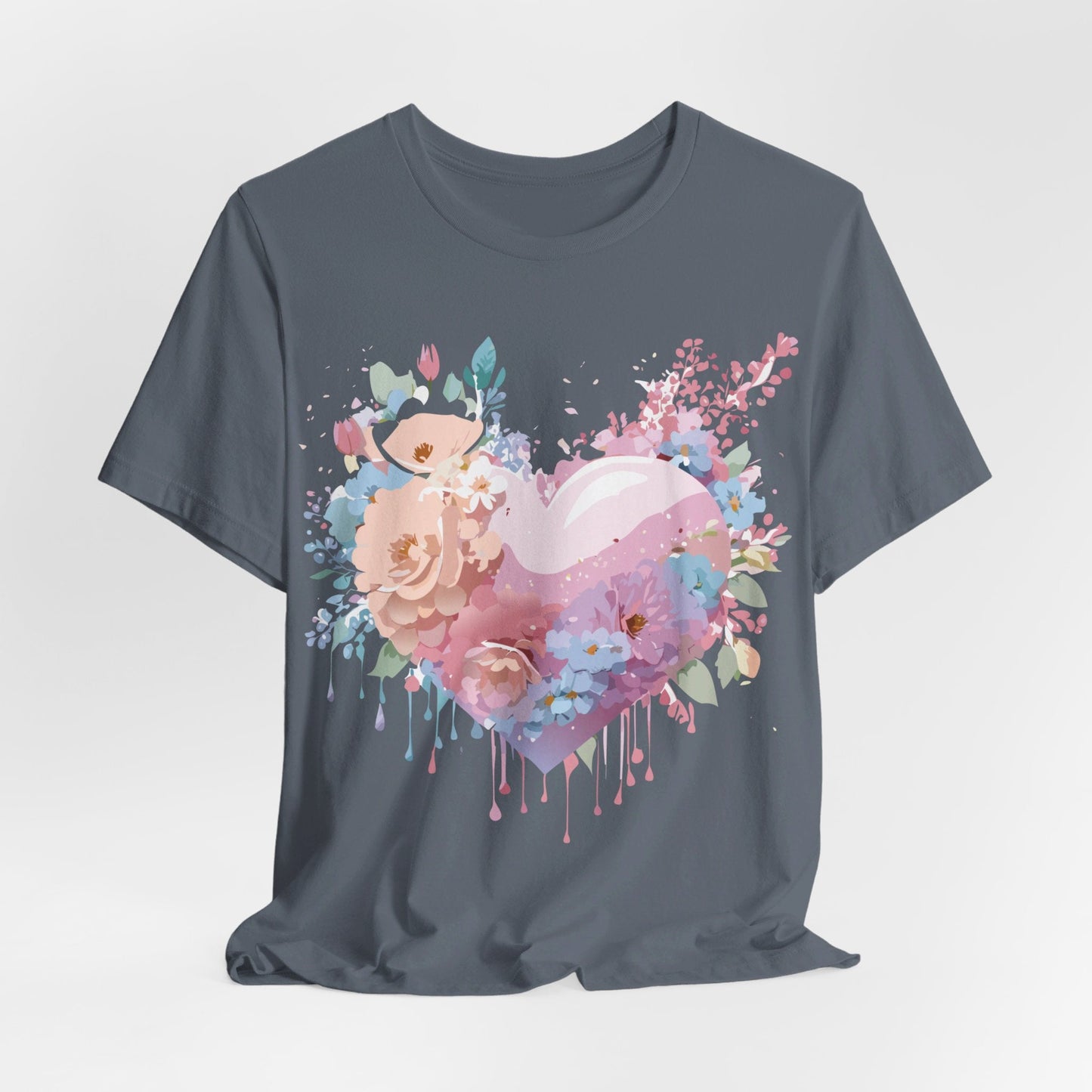 Adelpha Unisex Graphic Tee Valentine Shirts Vintage Inspired Artwork Short Sleeve Jersey