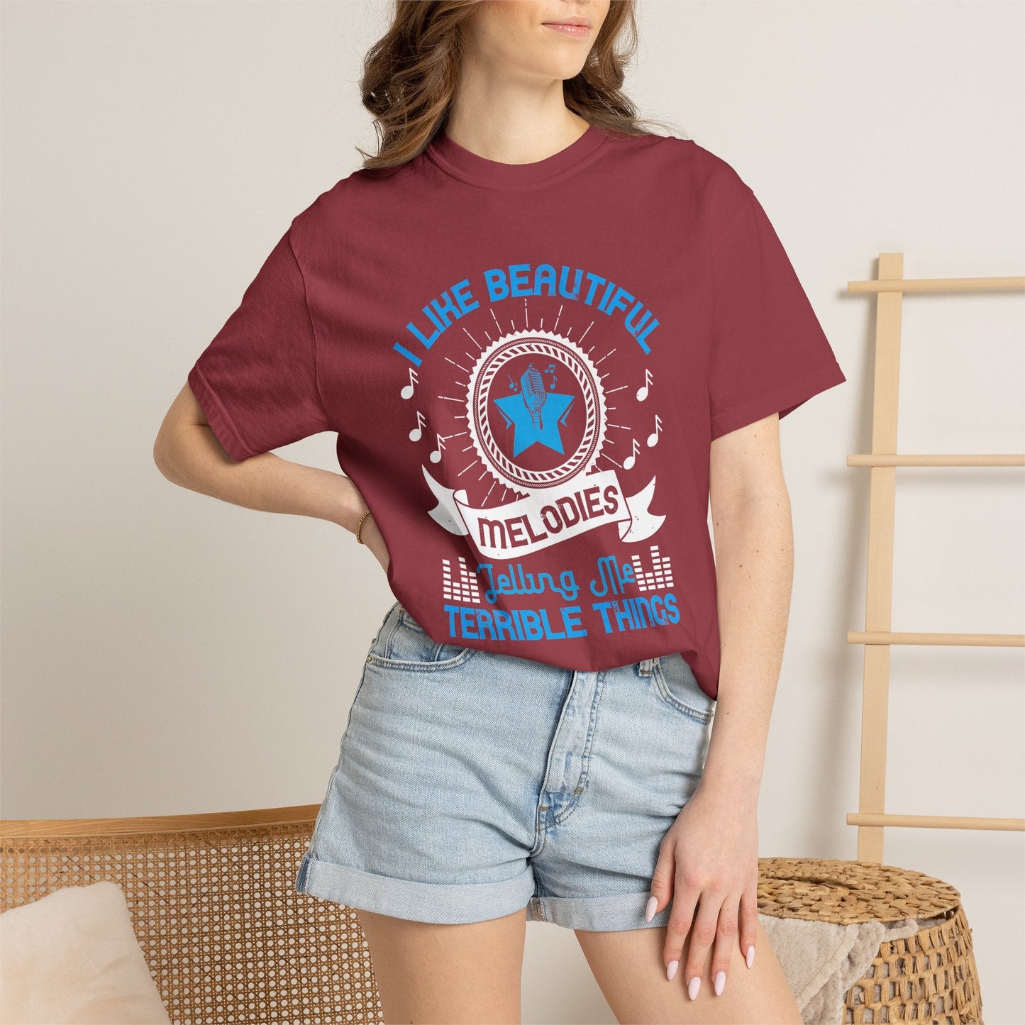 Music Graphic Design Unisex Cotton T-shirt m9