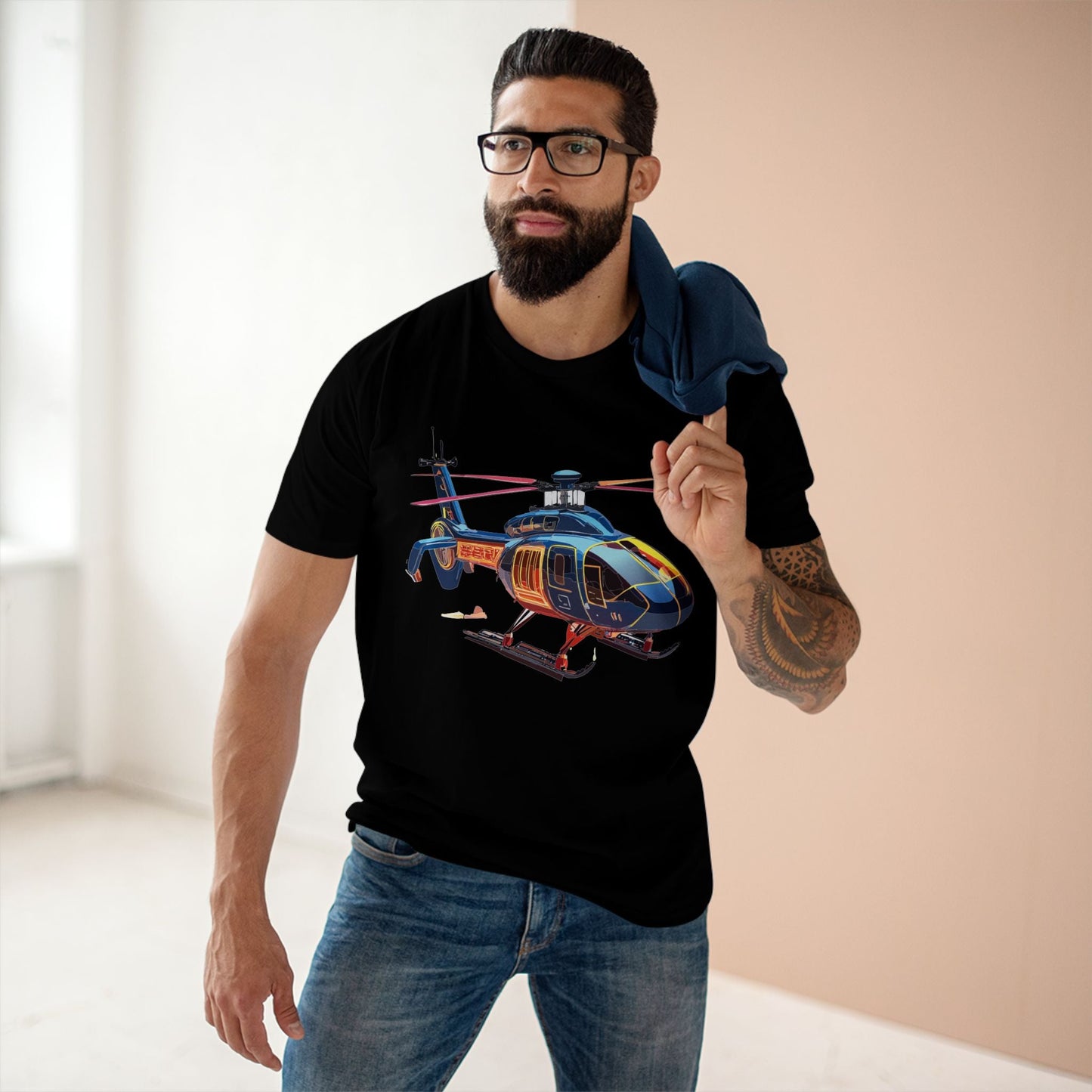 Chopper Graphic Unisex 100 Cotton Staple Tee 8