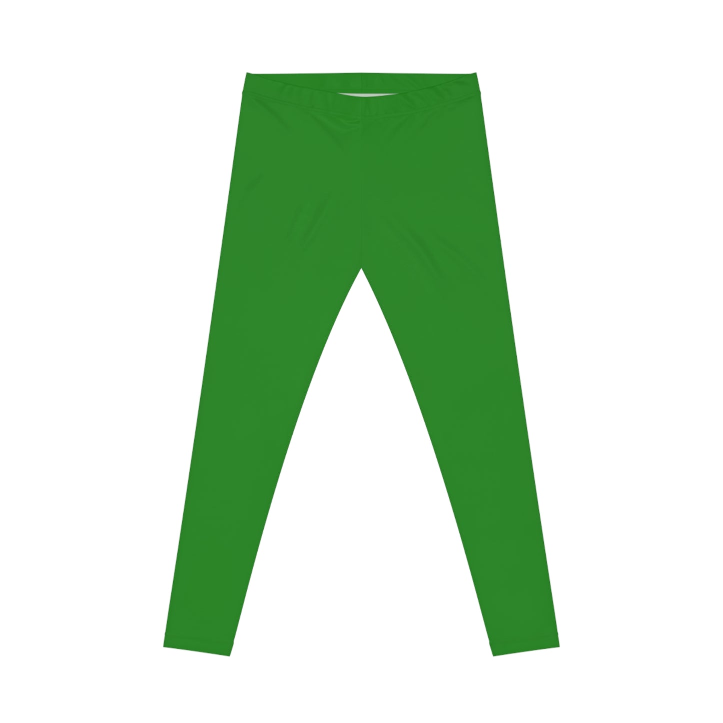 India Green Color Women's Poly-Span Casual Leggings XS-2XL