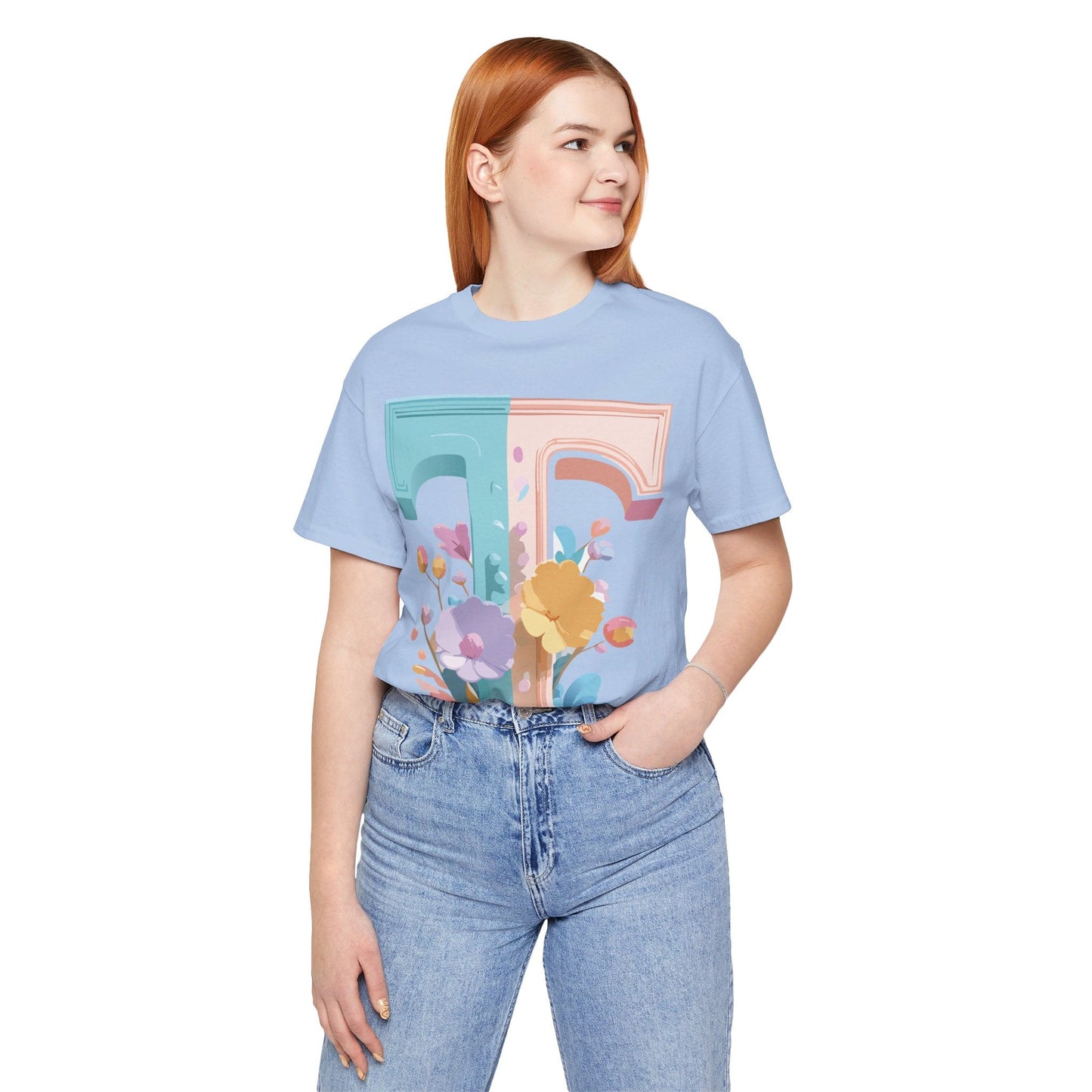 Adelpha Graphic Tee Unisex Short Sleeve Letter Shirt Featuring Vintage Inspired Artwork