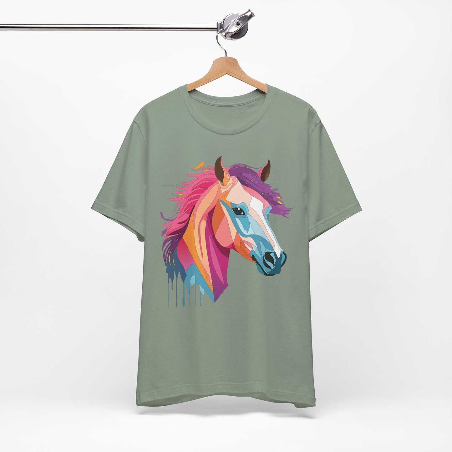 Unisex Animal Shirt Art Design Short Sleeve With Wild Animals Graphic Print Comfort Tee