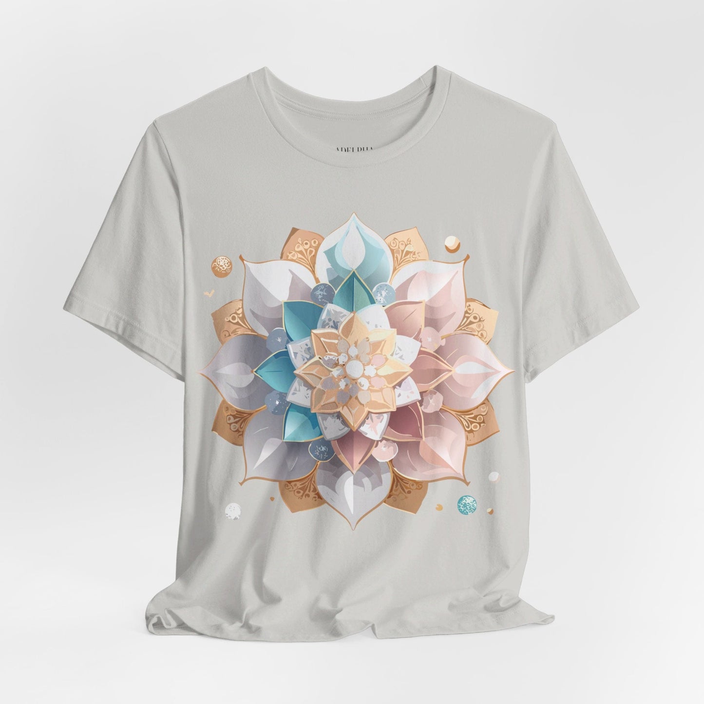 Adelpha Mandala Graphic Tee Unisex Jersey Short Sleeve Art Design Shirt Premium Comfort Wear