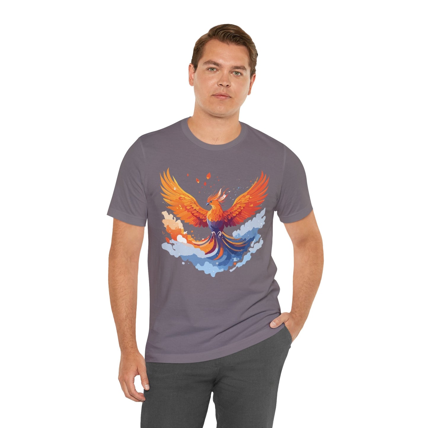 Unisex Animal Shirt With Art Design Graphic Tee Wild Animals Shirt For Everyday Wear