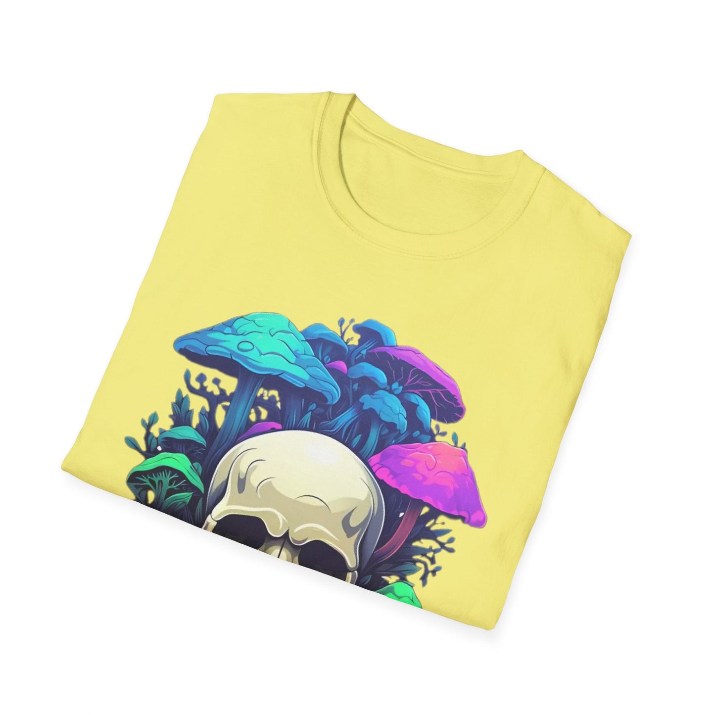 Skull Graphic Unisex Cotton T-shirt with Skeleton Artwork Design 3