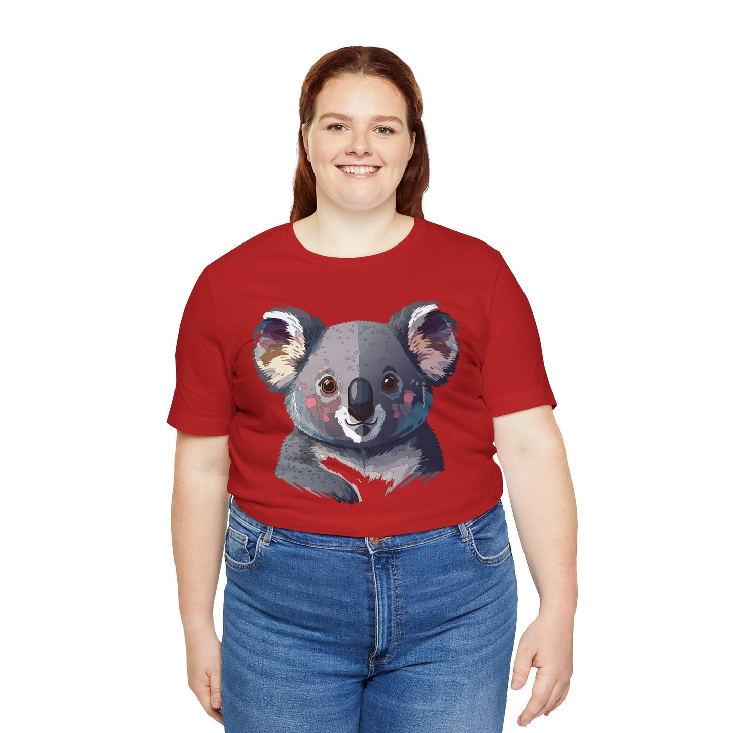 Unisex Animal Shirt With Animal Art Design Tee Wild Animals Short Sleeve Jersey Cotton
