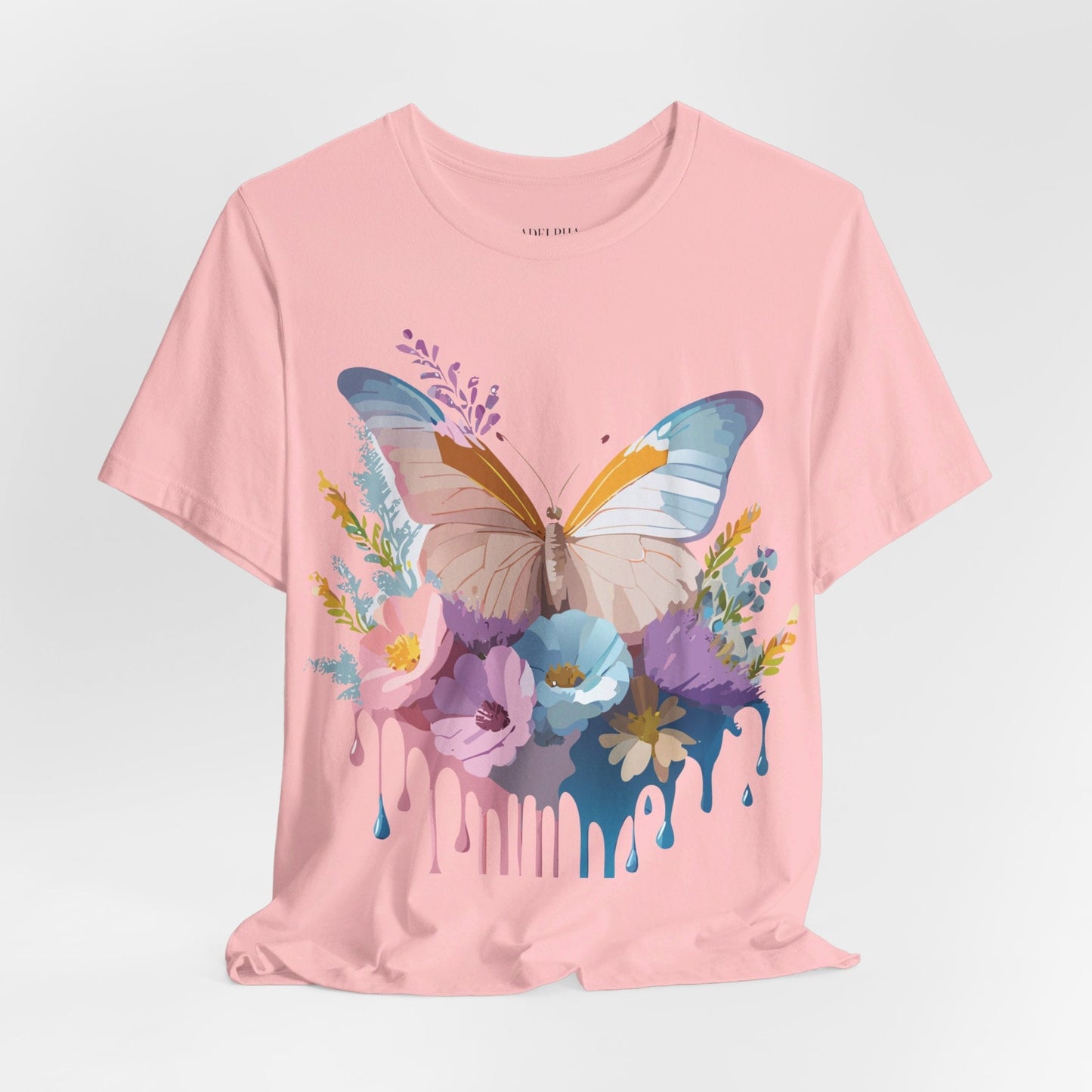 Butterfly Graphic Tee Unisex Short Sleeve Adelpha Artwork Vintage Inspired