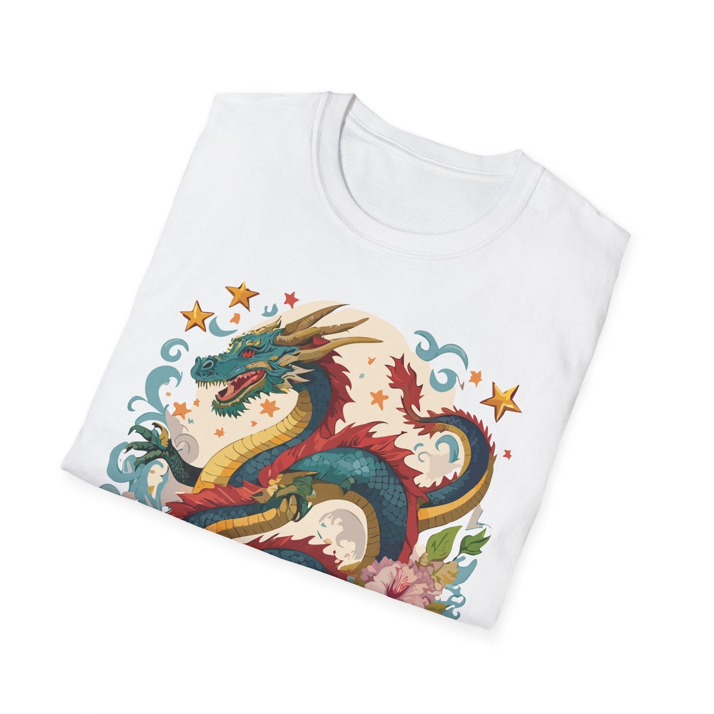Dragon Graphic Unisex 100 Cotton Tee with Animal Artwork Design 21