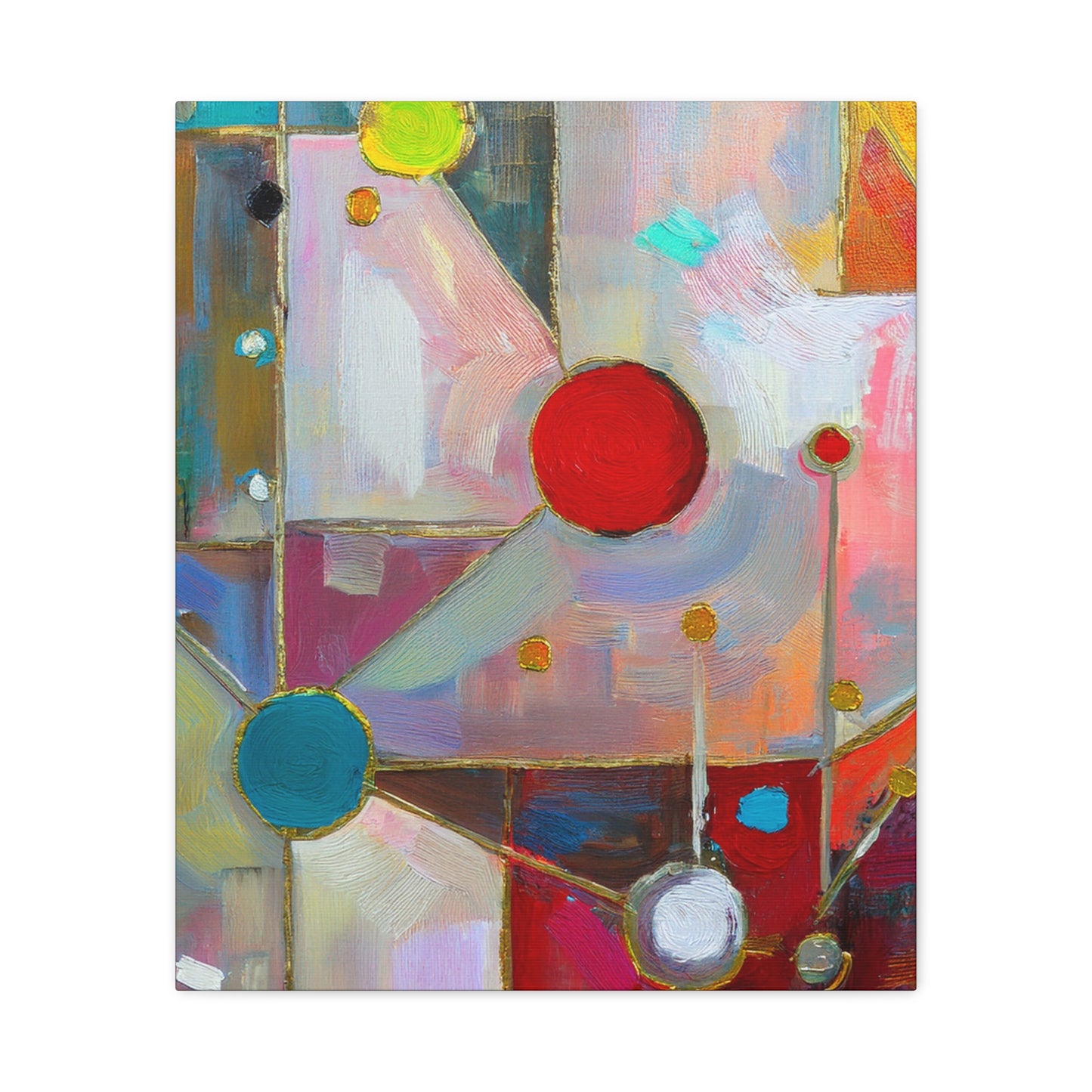 Abstract Oil Painting Print Canvas 20x24,20x30,24x30 24x32,24x36,30x40 32x48,36x48,40x60 Pine-Wood Inner Frame ABS-175