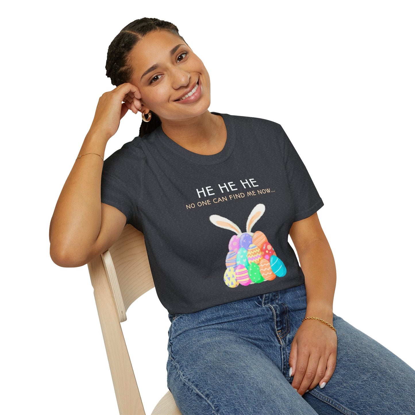 Easter Egg T Shirt Unisex Softstyle 100 Percent Ring Spun Cotton Easter Design Tee