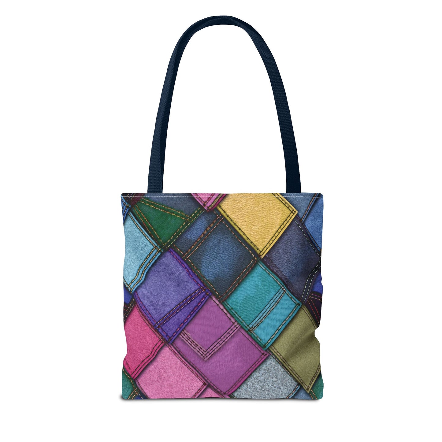 Denim Canvas Bag, Tote Bag Denim Printify