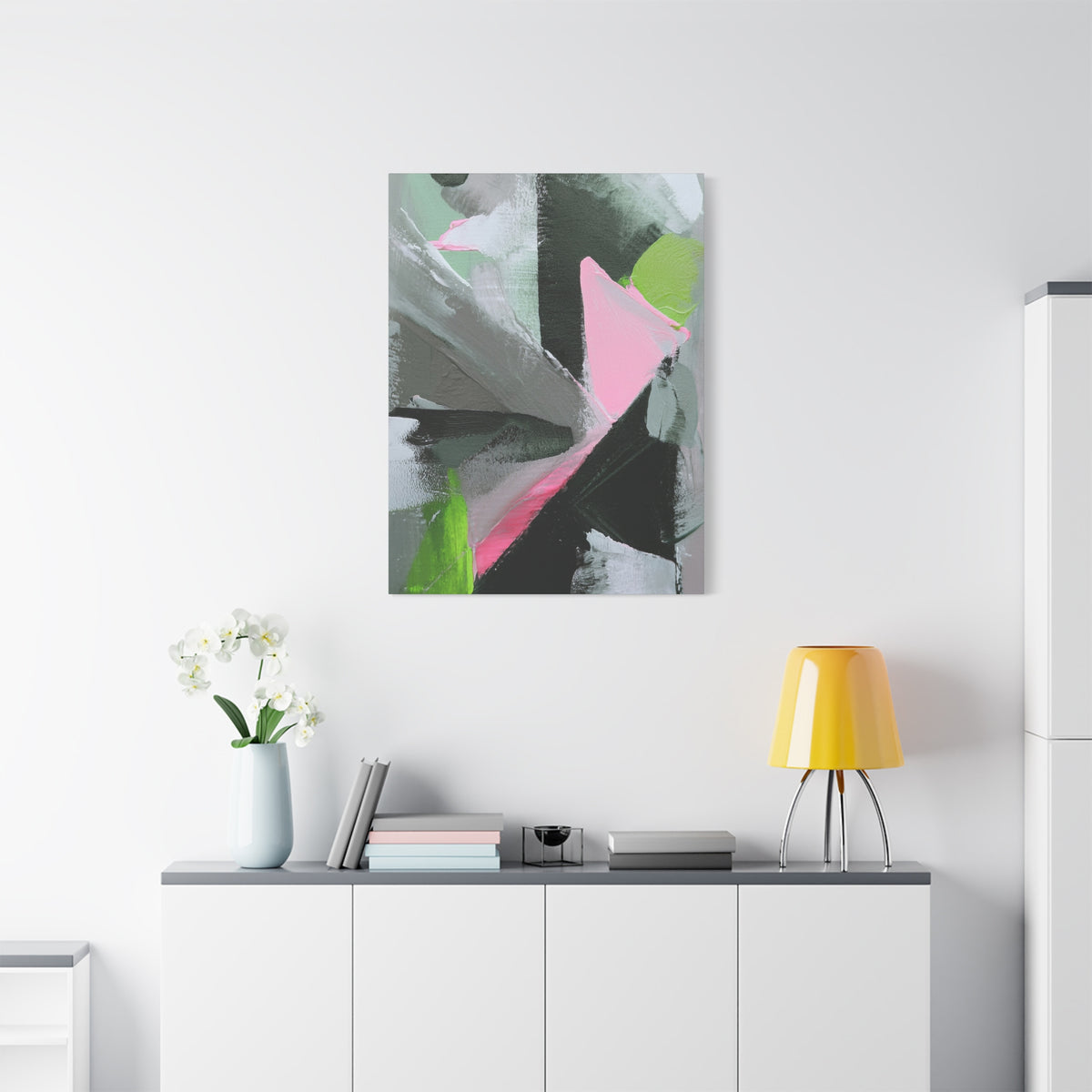 Abstract Geometric Painting Print Canvas 20x24,20x30,24x30 24x32,24x36,30x40 32x48,36x48,40x60 Pine-Wood Inner Frame ABS-41
