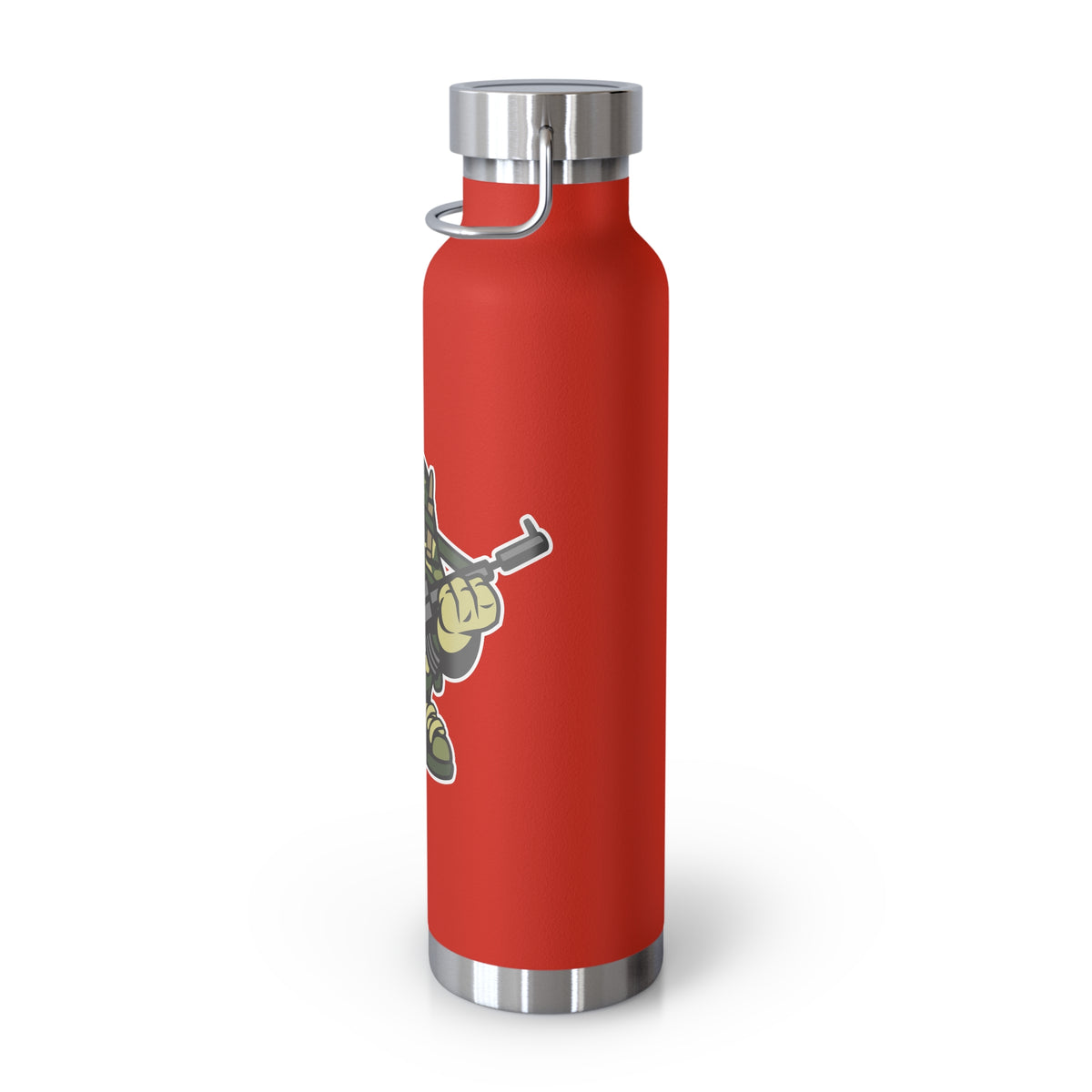 22oz Copper Insulated Water Bottle with Cartoon Design - CV53