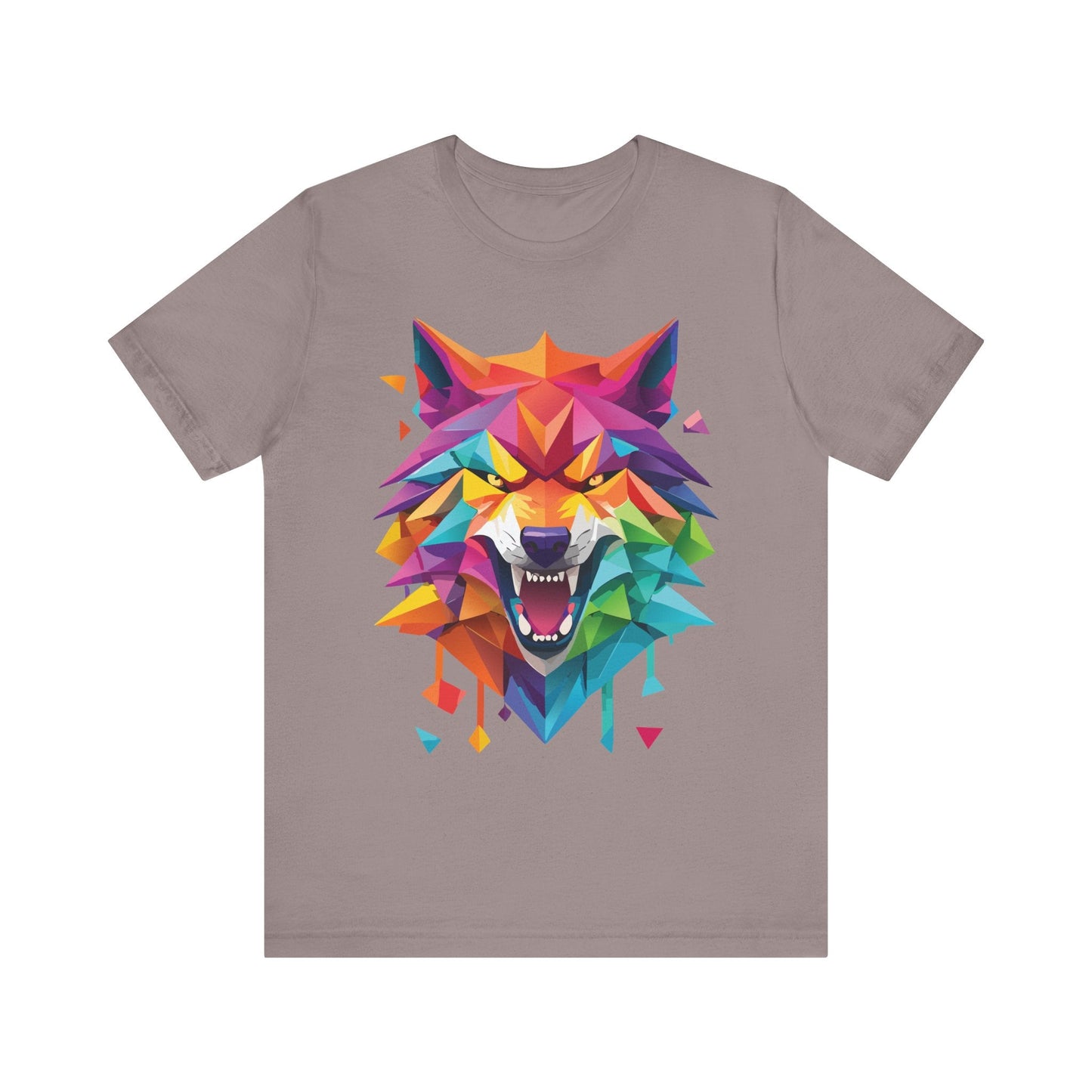 Unisex Animal Shirt With Art Design And Wild Animals Print Tee Short Sleeve Premium