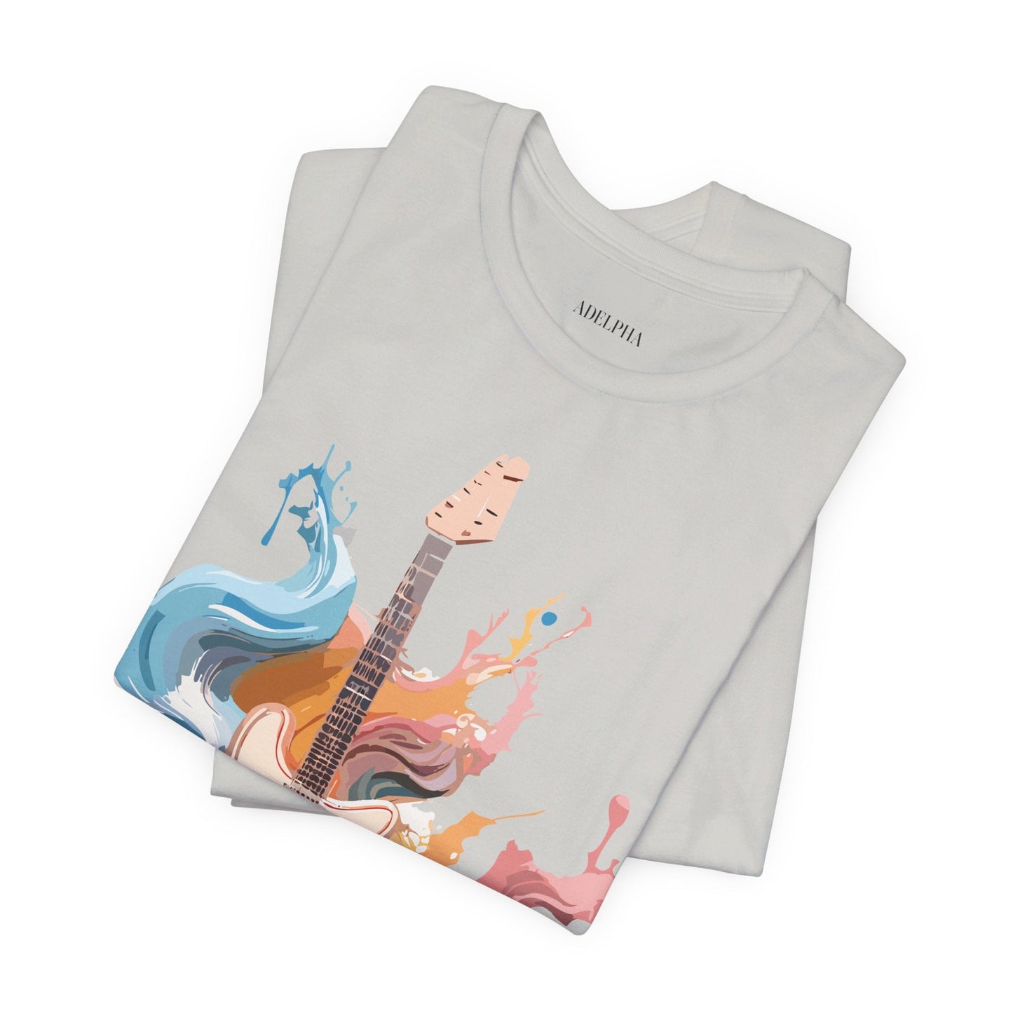 Music T Shirt Unisex Graphic Tee Featuring Original Adelpha Artwork Vintage Inspired Design