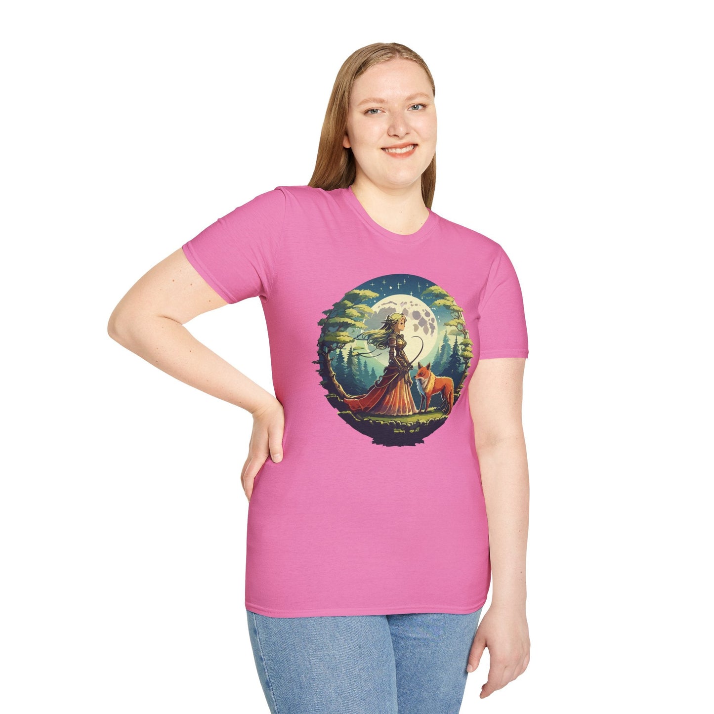 Womens Graphic T Shirt Art Design Tee Softstyle 64000 Gildan Unisex Cotton Comfort Tee