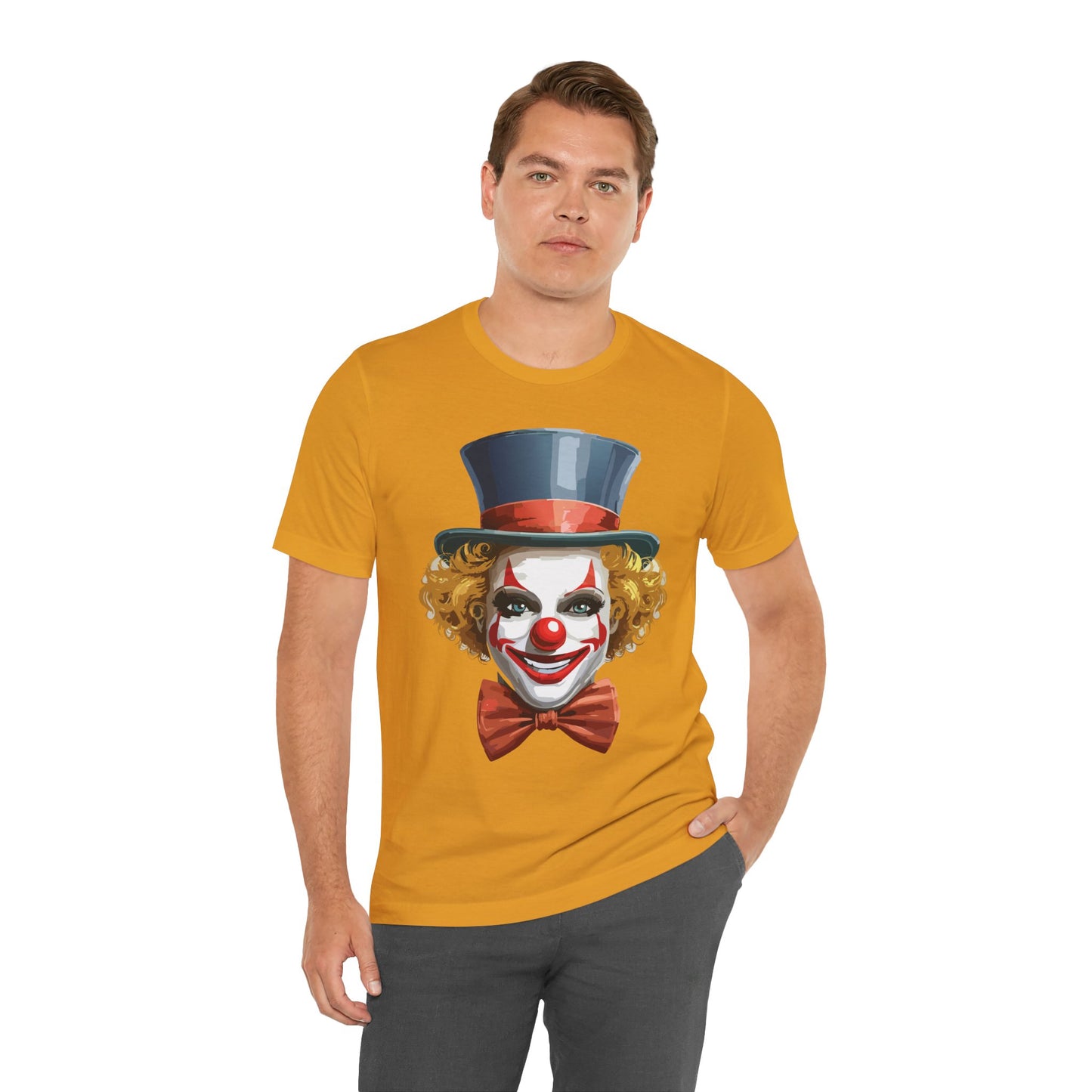 Clown Shirt, Funny Shirt, T-Shirt with Clown, Funny Art Design Tee, Circus Tees, Circus T-Shirt, Unisex Humor Wear 11