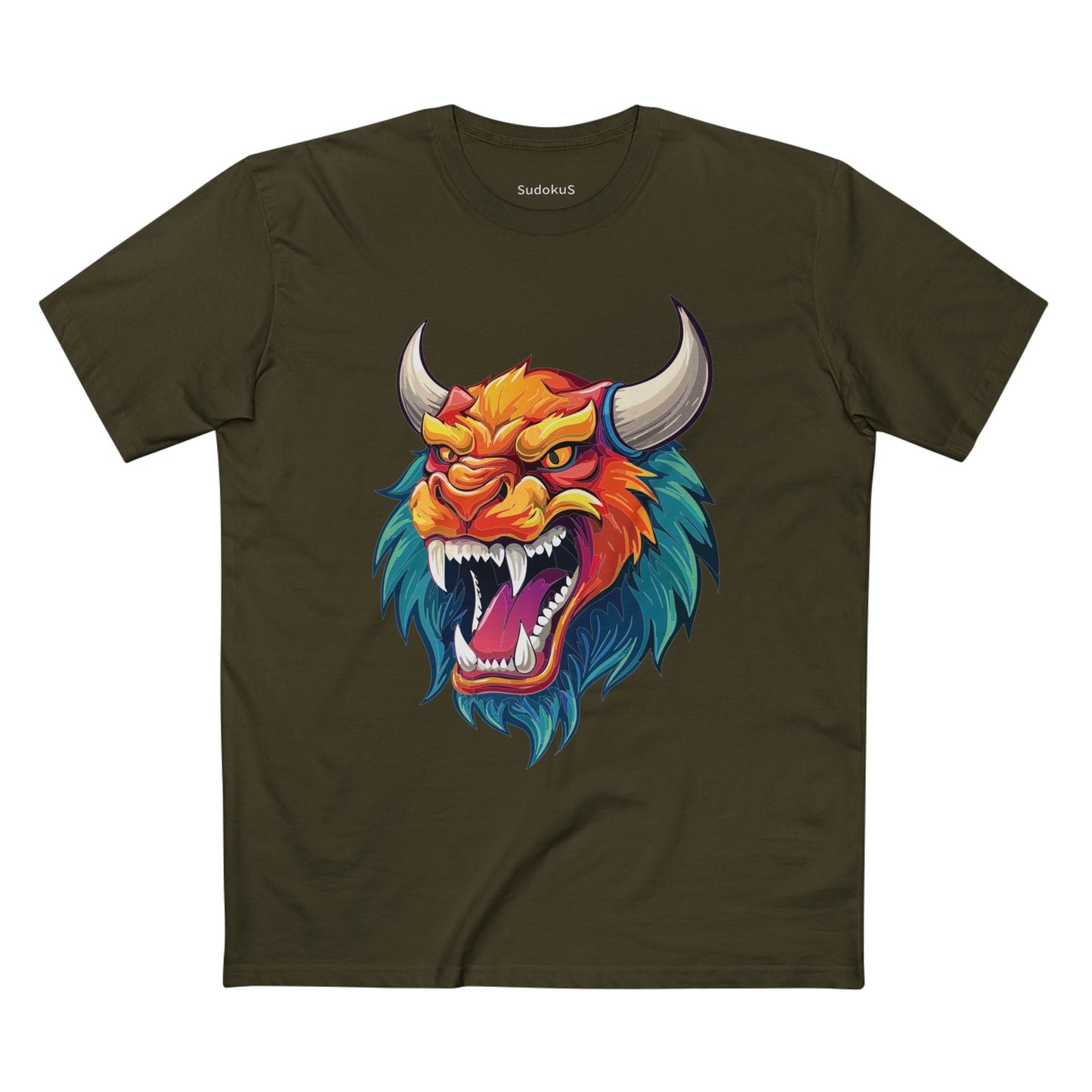 Cartoon Monsters Graphic Unisex 100 Cotton Staple Tee 18
