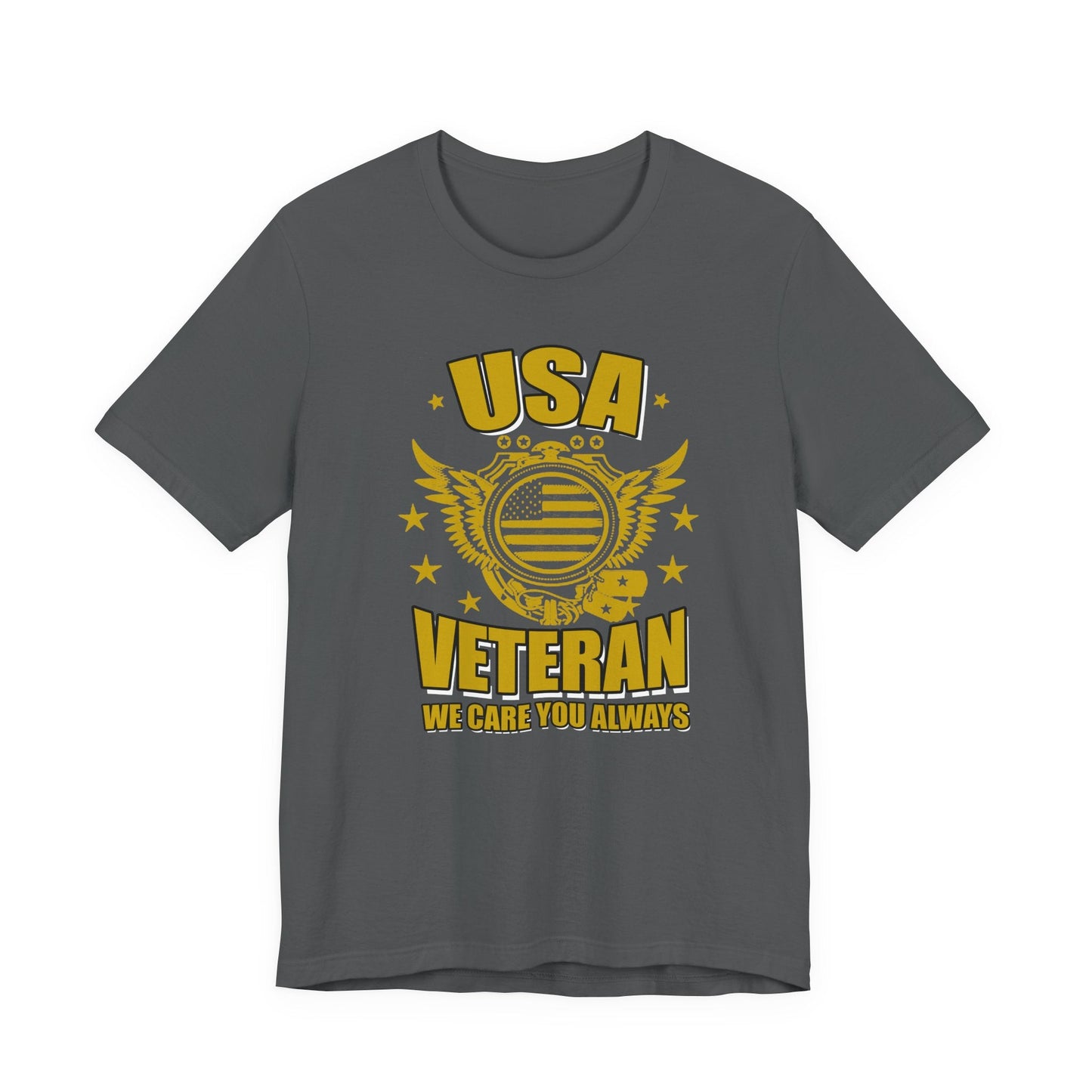 Army Veteran Patriotic Graphic Design Unisex Cotton T-Shirt v59