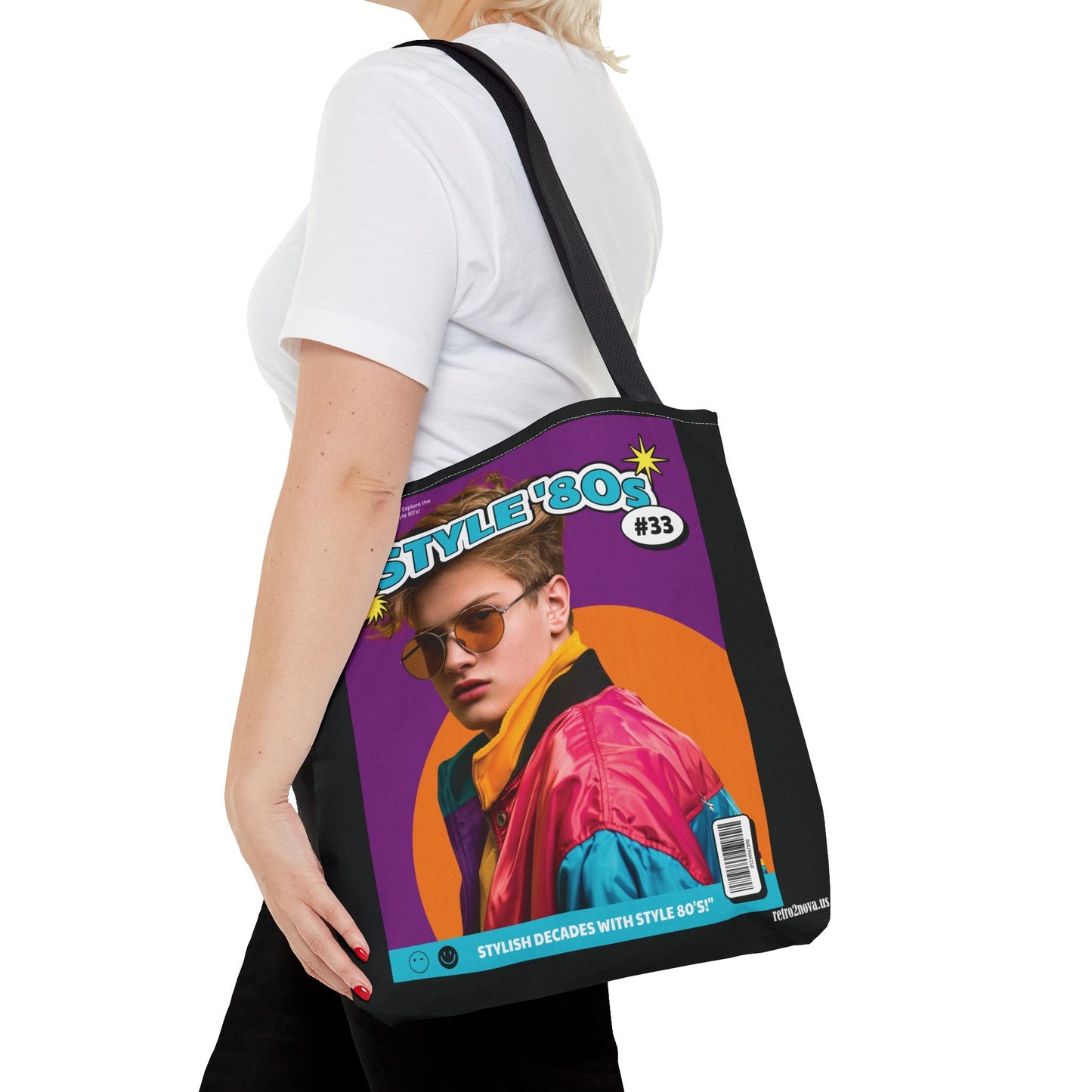 Canvas Tote Bag Magazine Cover Vintage Inspired Design Durable Everyday Use Tote Free Shipping